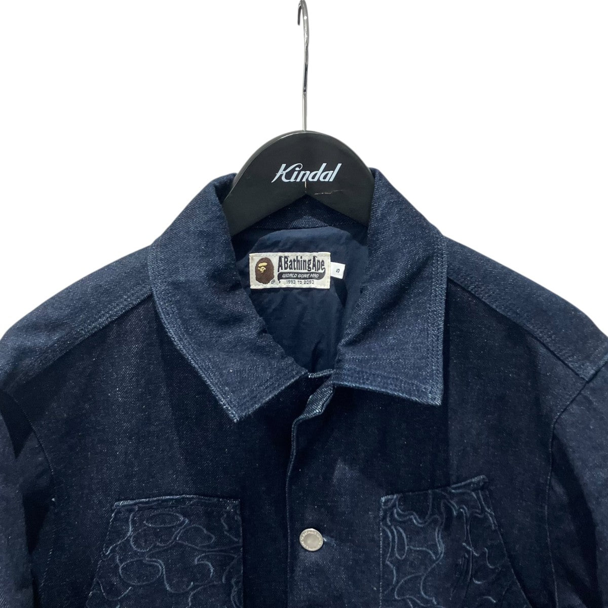 A BATHING APE 23SSデニムジャケット0ZXJKM140052L 古着・中古-3枚目のアイテム画像