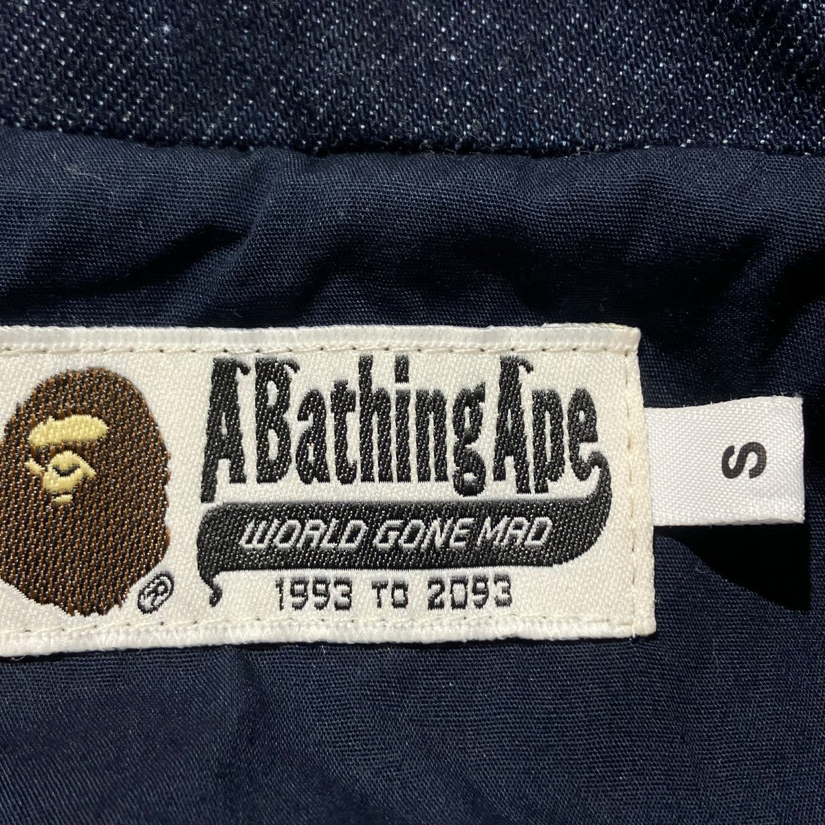 A BATHING APE 23SSデニムジャケット0ZXJKM140052L 古着・中古-5枚目のアイテム画像