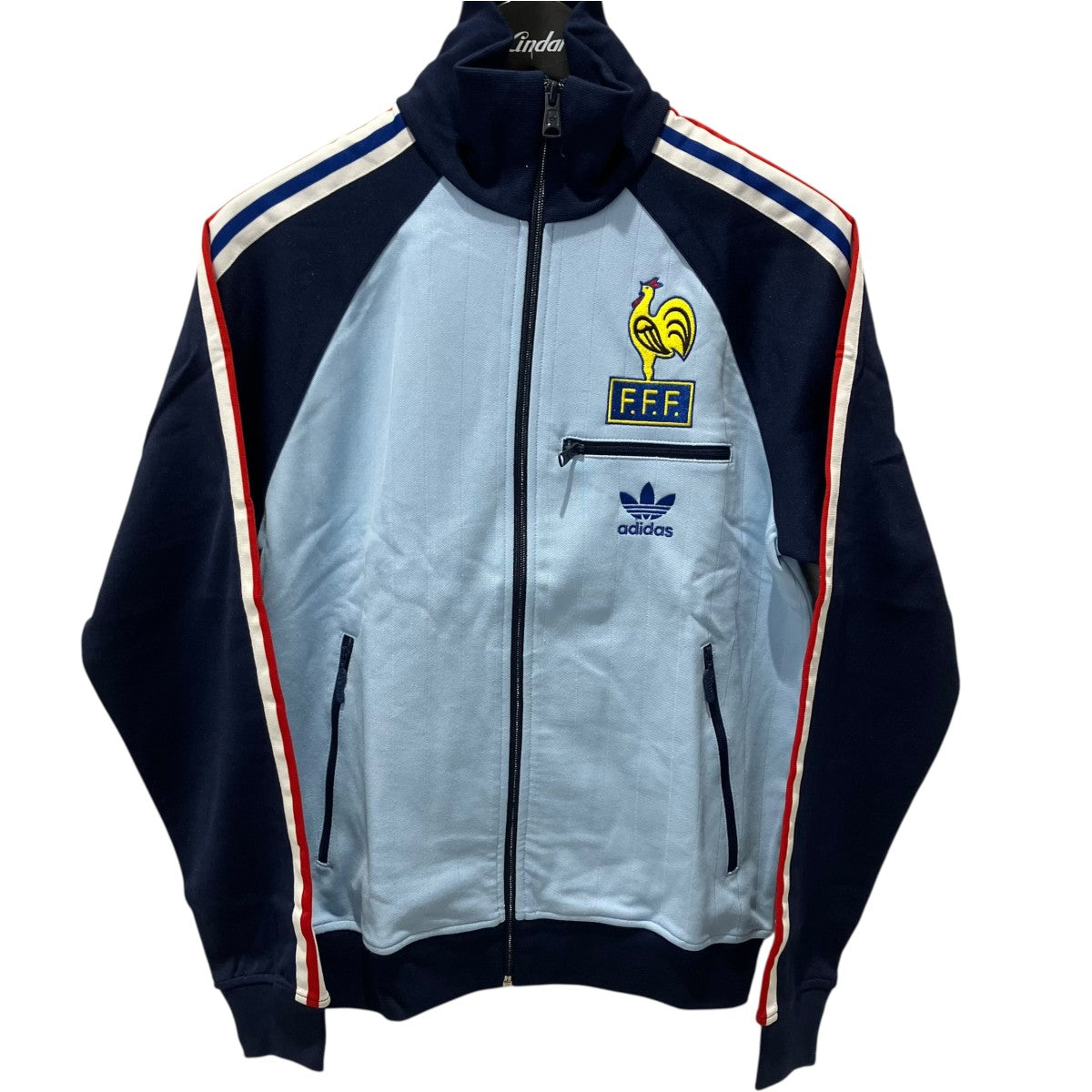adidas 90sフランス代表 1982年ワールドカップ記念モデルトラックジャケット 古着・中古-1枚目のアイテム画像