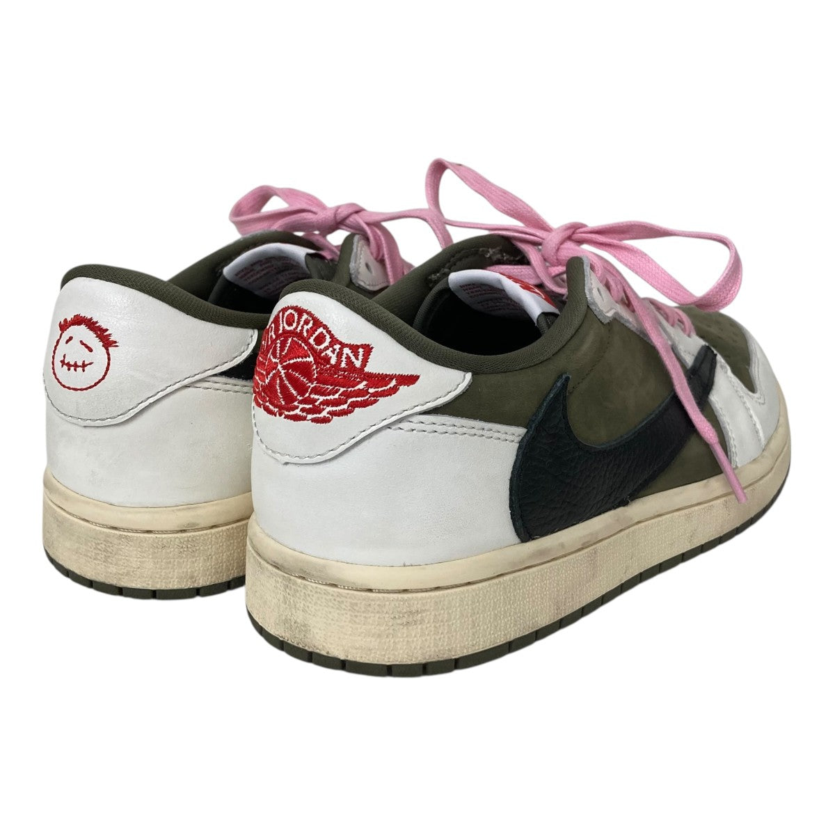 NIKE×Travis Scott Air Jordan 1 Low OG SP Reverse Oliveエアジョーダン1 ロー OG SP スニーカーDM7866-200 古着・中古-2枚目のアイテム画像