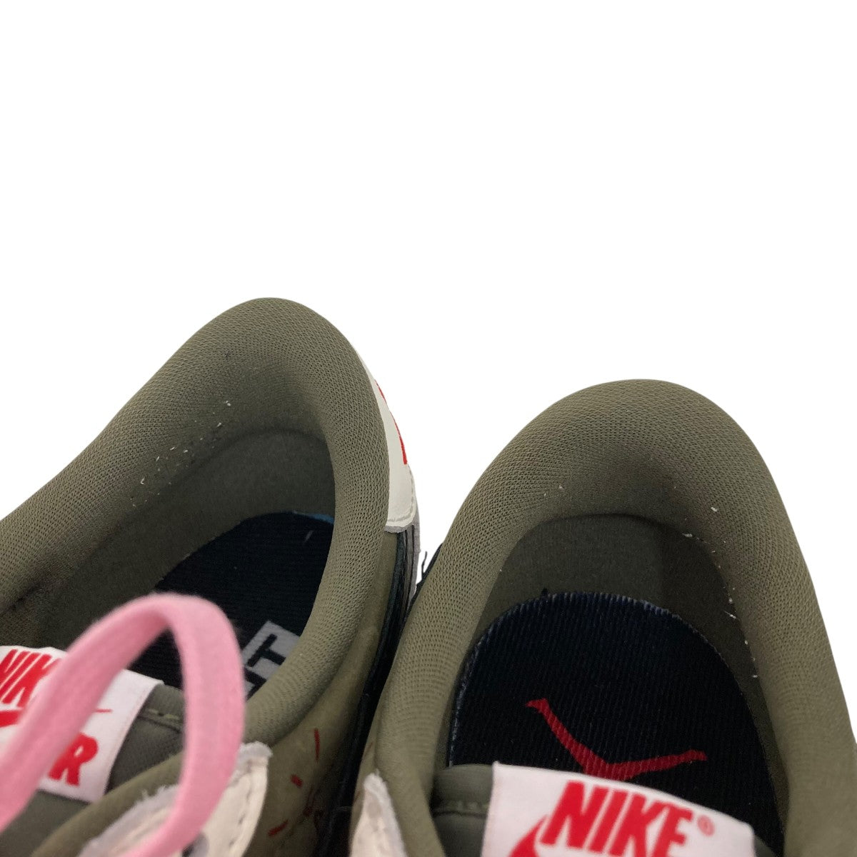 NIKE×Travis Scott Air Jordan 1 Low OG SP Reverse Oliveエアジョーダン1 ロー OG SP スニーカーDM7866-200 古着・中古-6枚目のアイテム画像