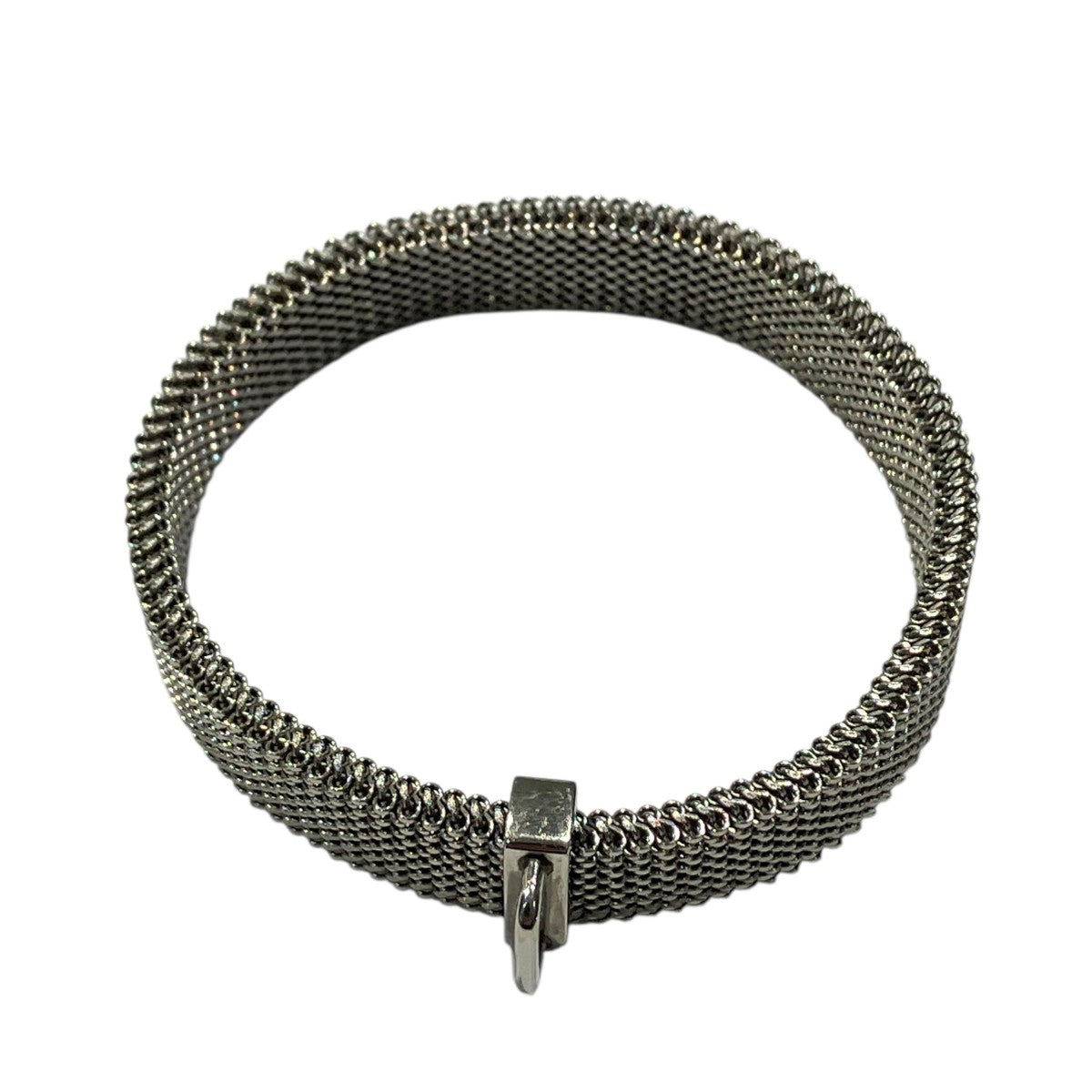 Tiffany ＆ Co． VINTAGE MESH STEEL BRACELET 古着・中古-2枚目のアイテム画像