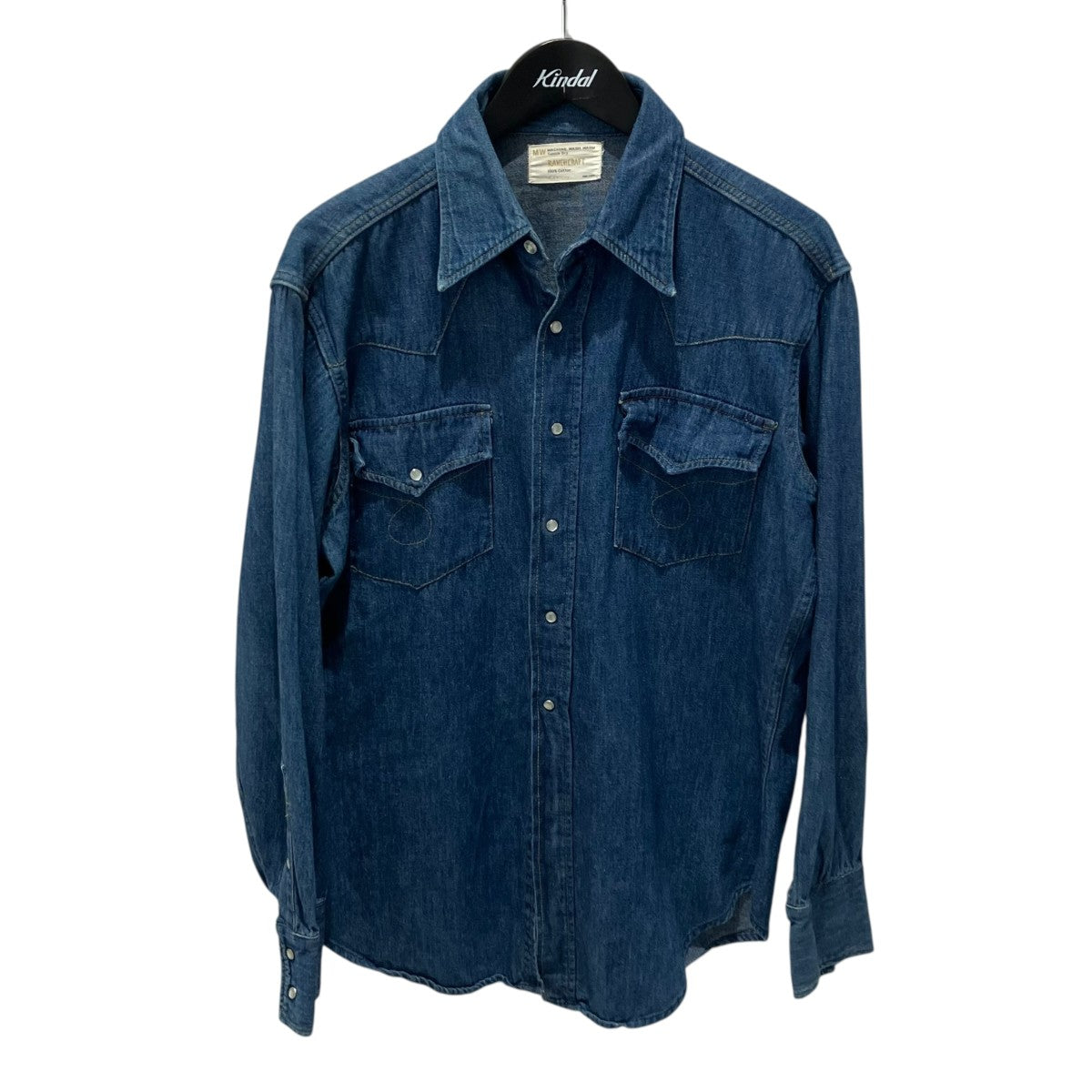 RANCHCRAFT 70svintage JCPenneyデニムシャツ 古着・中古-1枚目のアイテム画像