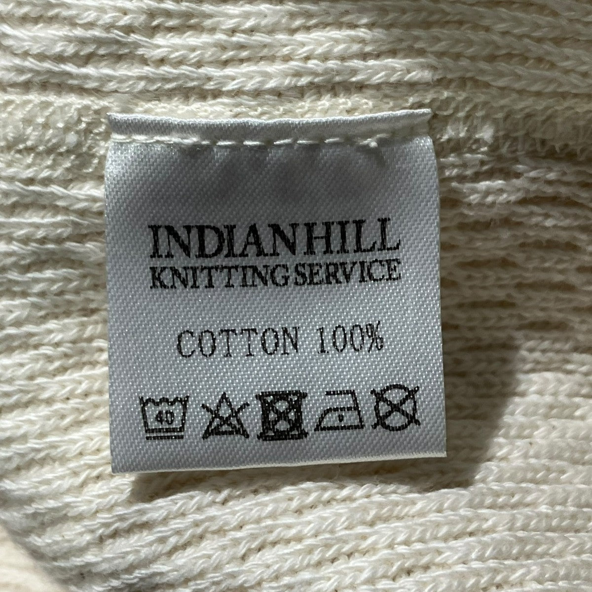 Indian Hill Knitting Service Heavy Thermal Swedish Mil Typeサーマルカットソー 古着・中古-6枚目のアイテム画像