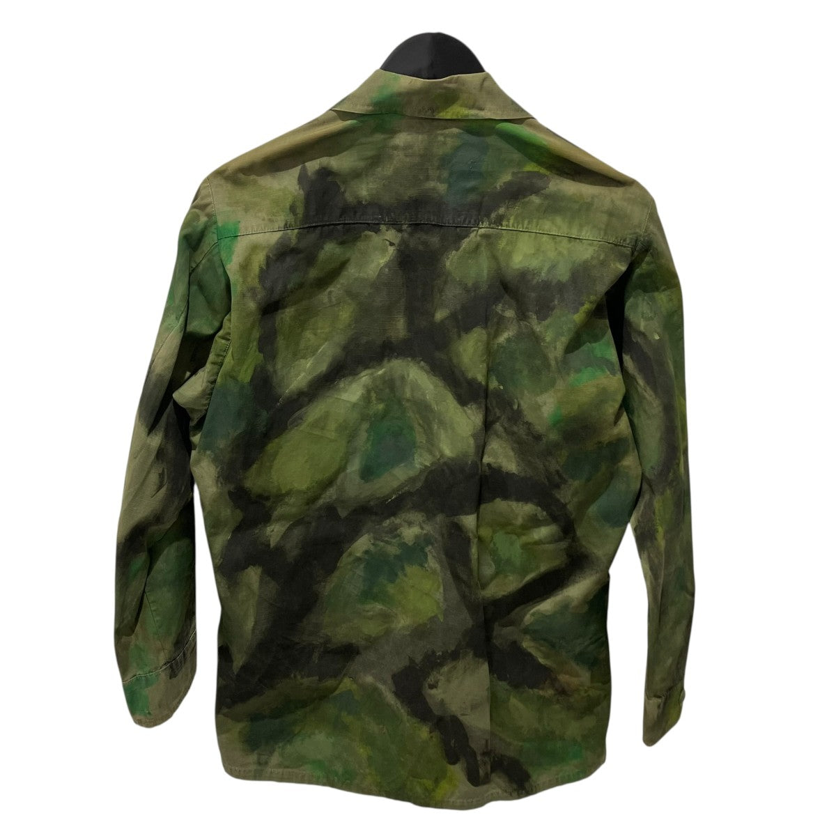 US ARMY 70s5th JUNGLE FATIGUE JACKET with HAND-PAINTED CAMOジャケット8405-935-4705 古着・中古-2枚目のアイテム画像