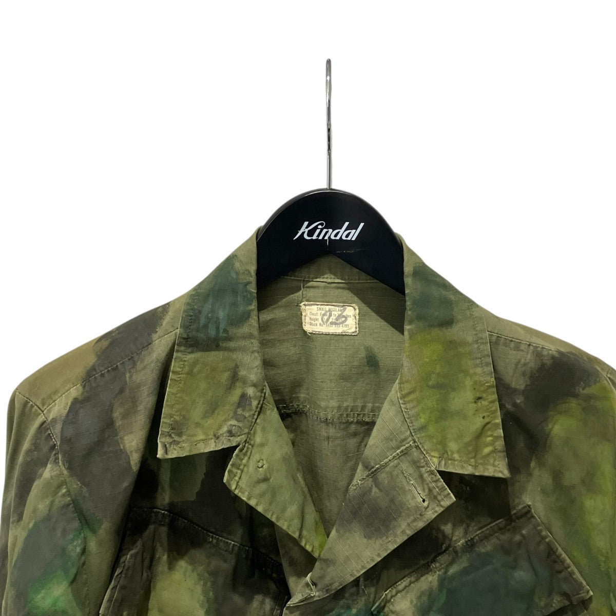 US ARMY 70s5th JUNGLE FATIGUE JACKET with HAND-PAINTED CAMOジャケット8405-935-4705 古着・中古-3枚目のアイテム画像