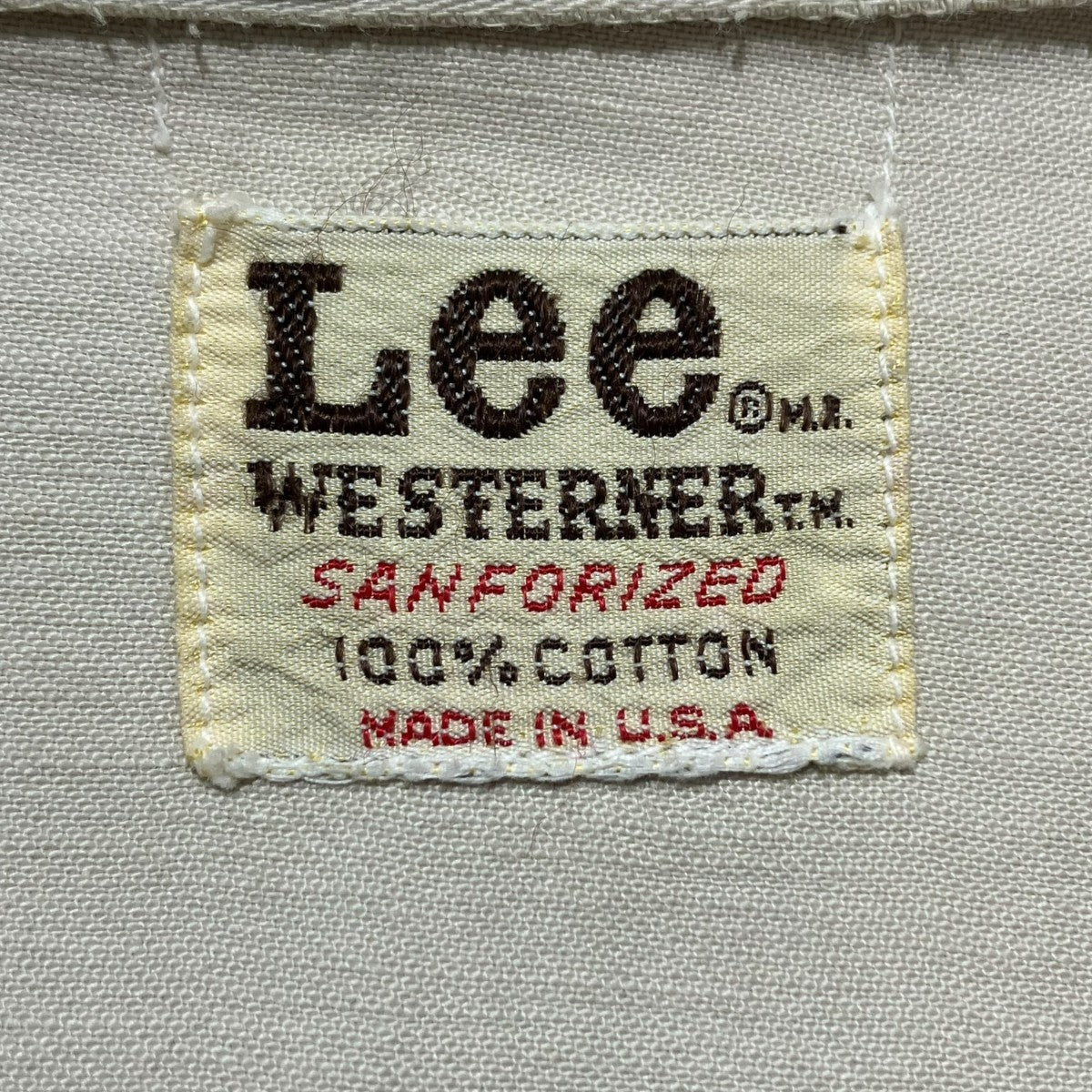 LEE 60sWESTERNER SHIRTSウエスタンシャツ 古着・中古-5枚目のアイテム画像
