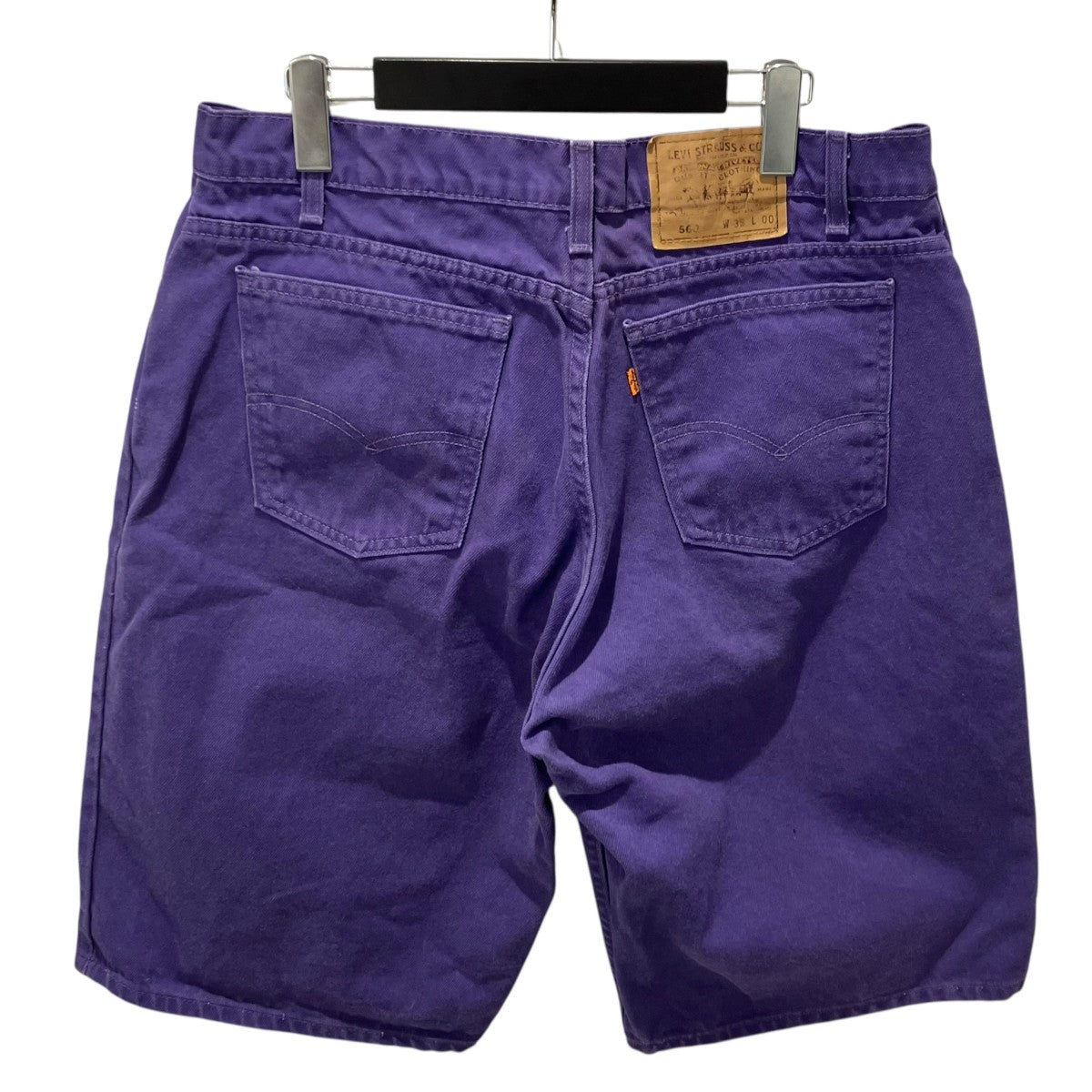 LEVI’S 90sLEVI’S 560 COLOR DENIM SHORTS PURPLEハーフパンツ563 575-0393 古着・中古-2枚目のアイテム画像