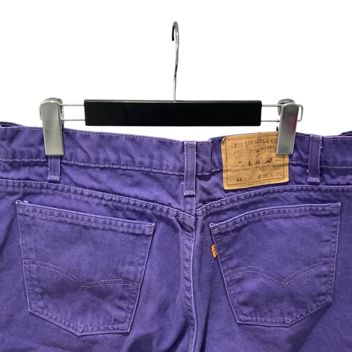 LEVI’S 90sLEVI’S 560 COLOR DENIM SHORTS PURPLEハーフパンツ563 575-0393 古着・中古-5枚目のアイテム画像
