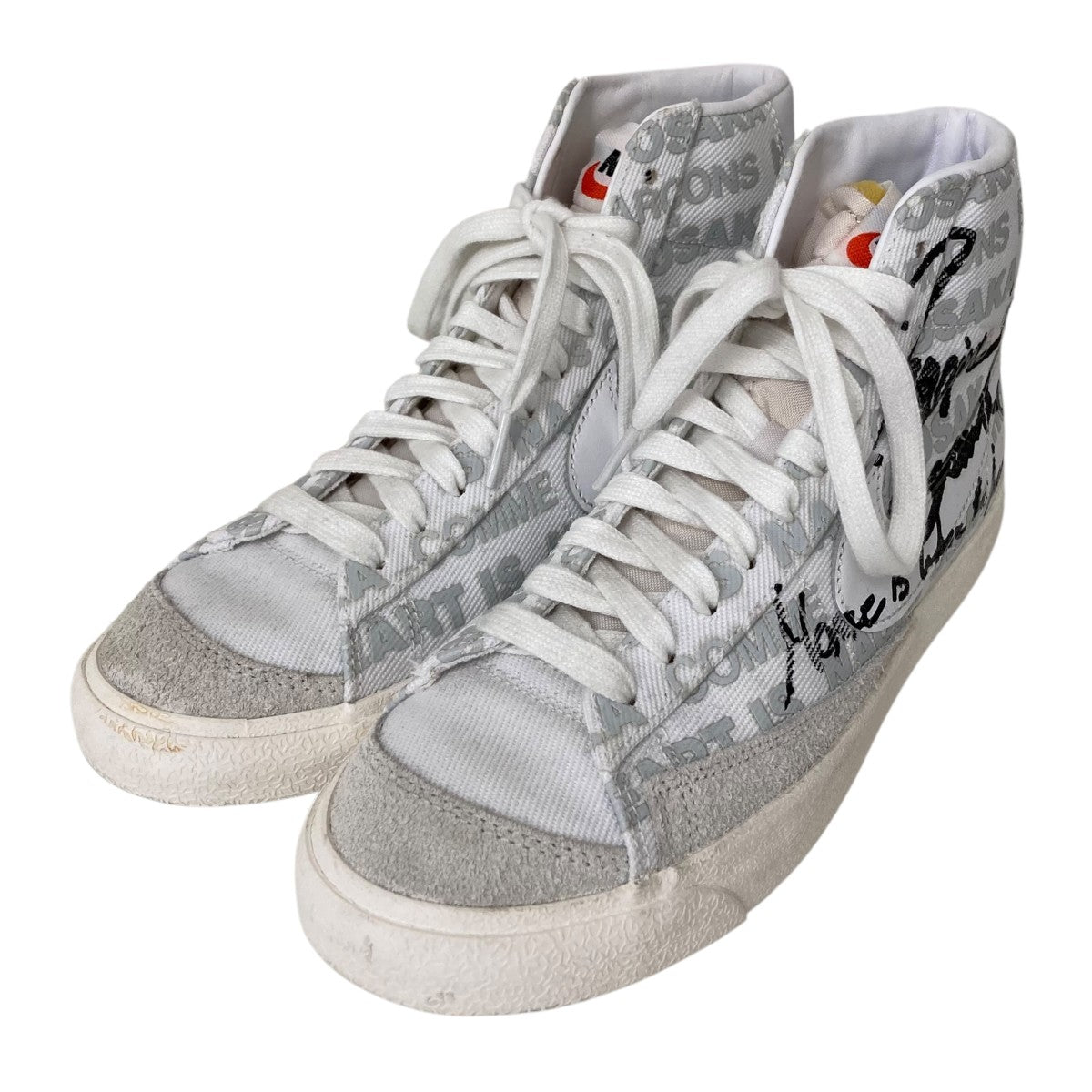 NIKE×COMME des GARCONS×Naomi Osaka Blazer Midブレーザー ミッド スニーカーDA5383 100 古着・中古-1枚目のアイテム画像