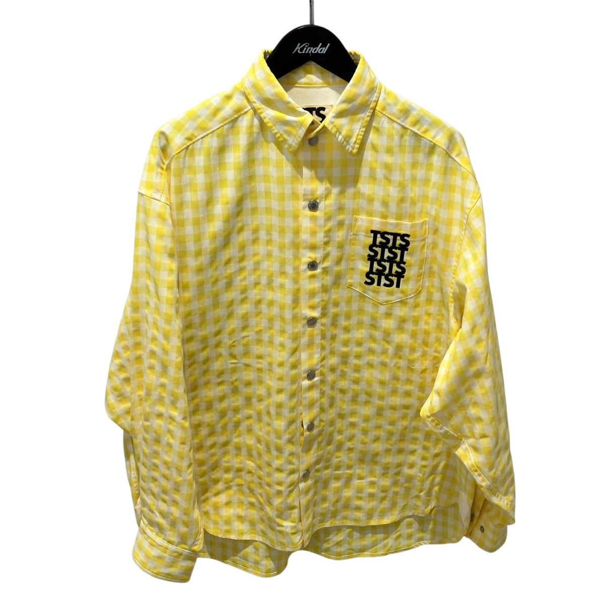 TSTS 24SSGINGHAM OVERSIZEDチェックシャツ24SMM0201 古着・中古-1枚目のアイテム画像