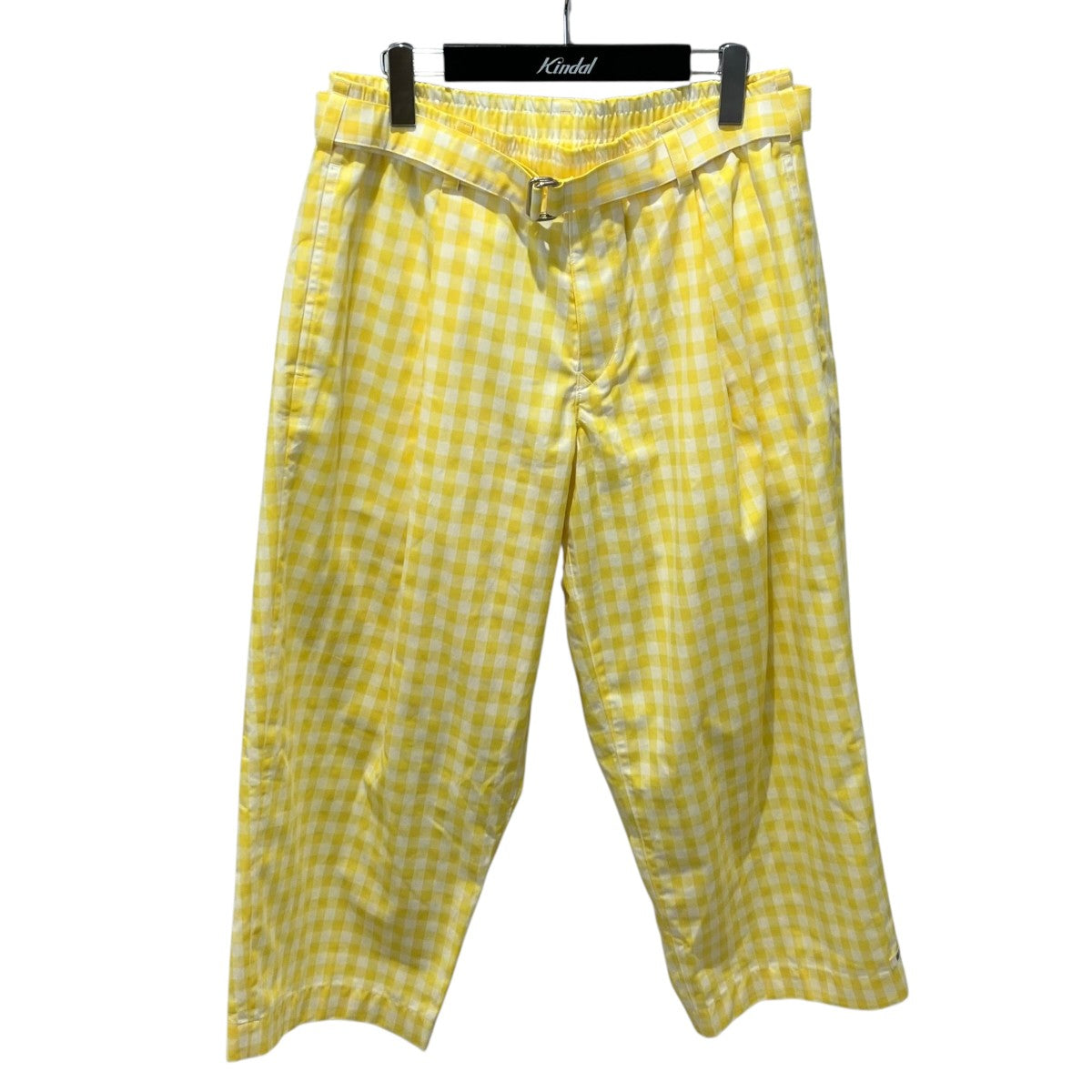 TSTS GINGHAM BELTED PANTSタックパンツ24SMM0303 古着・中古-1枚目のアイテム画像