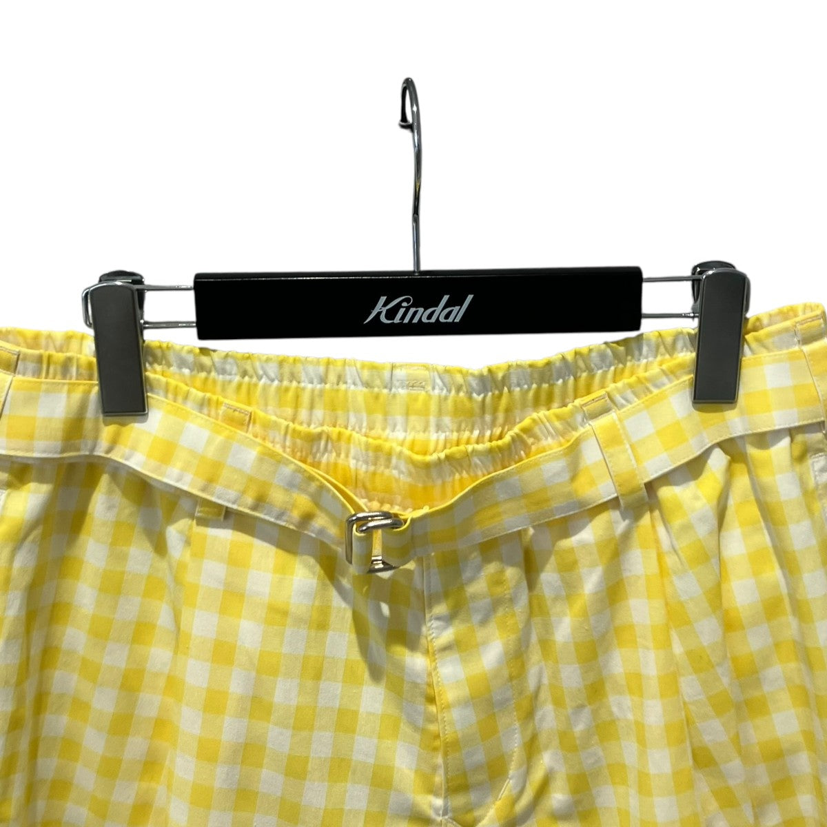 TSTS GINGHAM BELTED PANTSタックパンツ24SMM0303 古着・中古-3枚目のアイテム画像