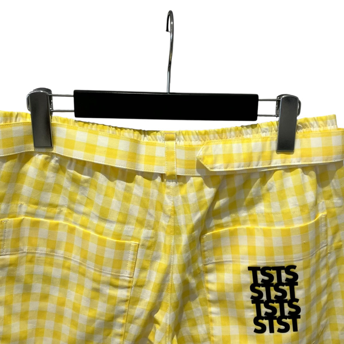 TSTS GINGHAM BELTED PANTSタックパンツ24SMM0303 古着・中古-5枚目のアイテム画像