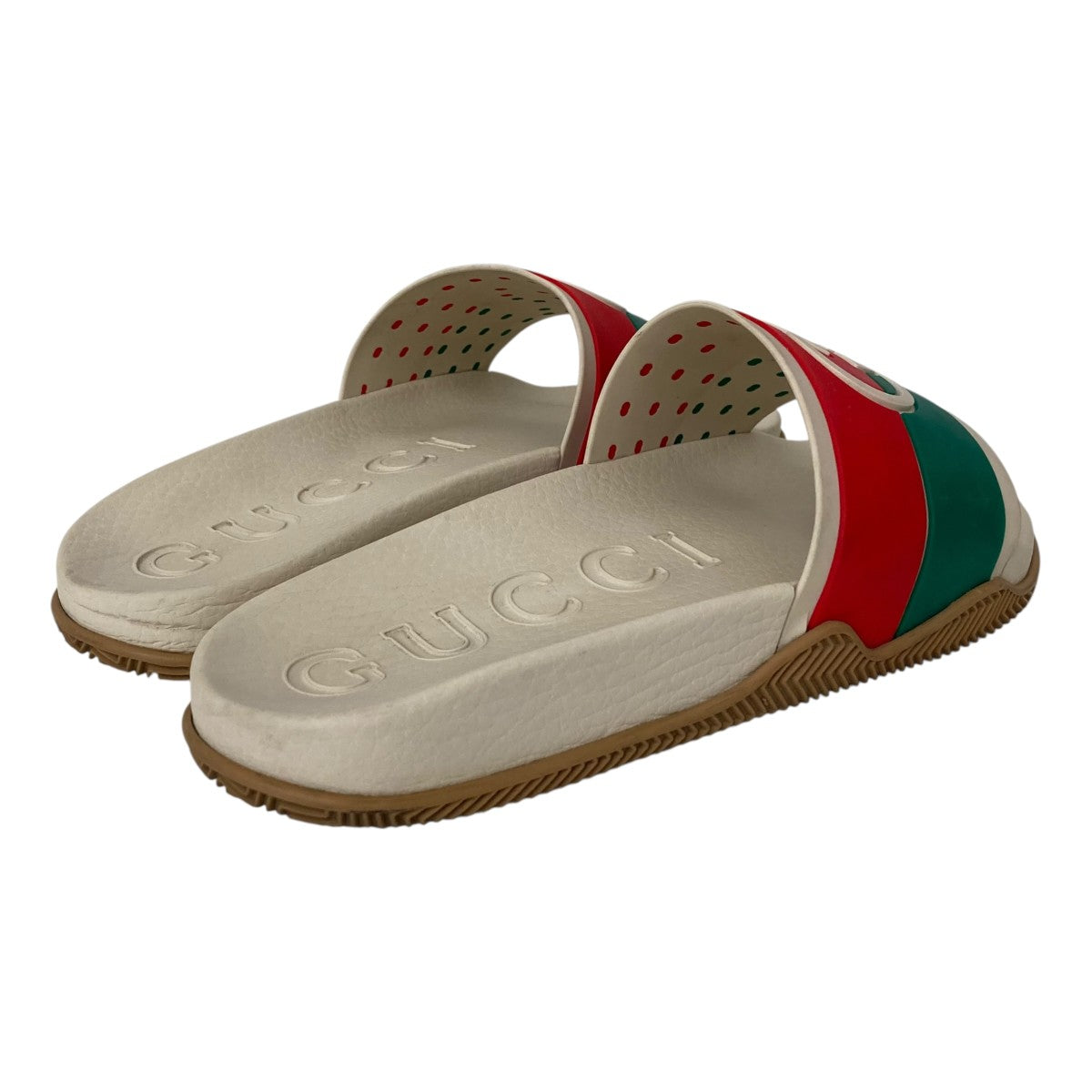 GUCCI インターロッキングG ラバースライド サンダル655461 古着・中古-2枚目のアイテム画像