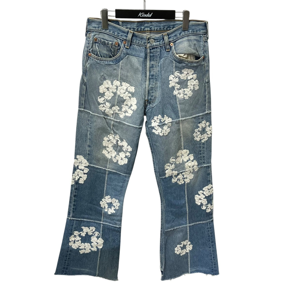 READYMADE×DENIM TEARS CTN WREATH DENIMデニムパンツRE-DT-BL-00-00-13 古着・中古-1枚目のアイテム画像
