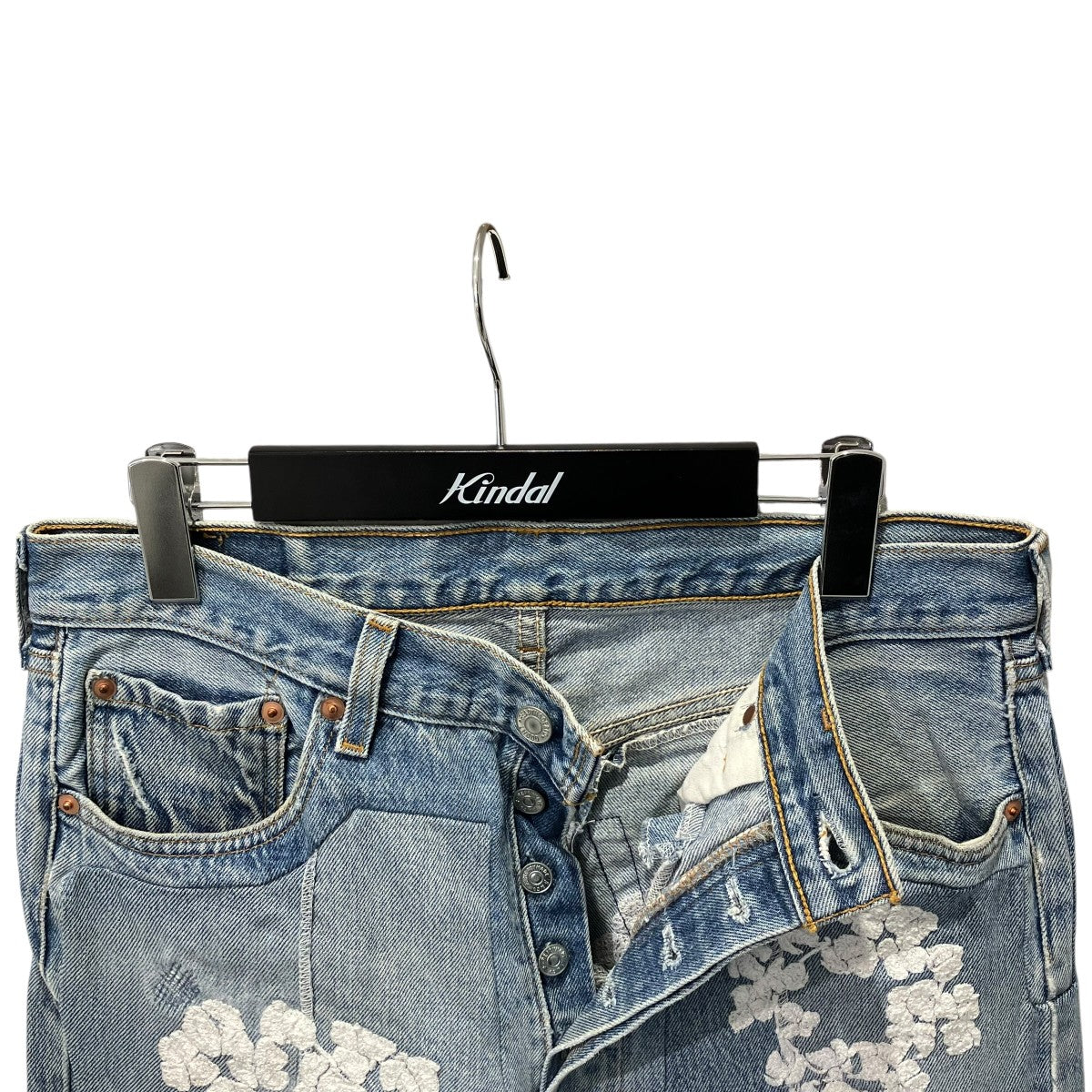READYMADE×DENIM TEARS CTN WREATH DENIMデニムパンツRE-DT-BL-00-00-13 古着・中古-3枚目のアイテム画像