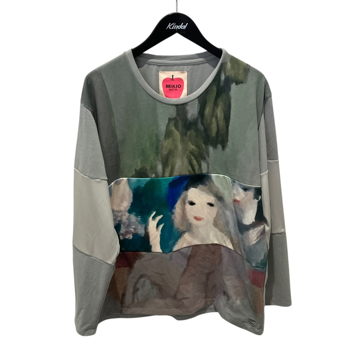 MIKIO ART ART PRINT LONG TEE長袖Tシャツ 古着・中古-1枚目のアイテム画像