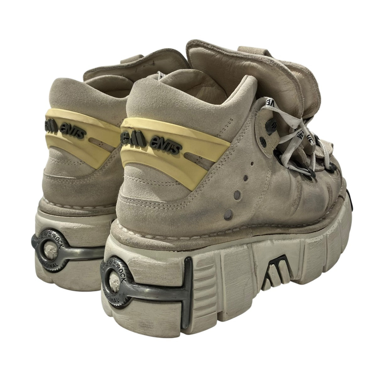 VETEMENTS×NEW ROCK 23SSPLATFORM SNEAKERS厚底スニーカーUA53SN200W 古着・中古-2枚目のアイテム画像