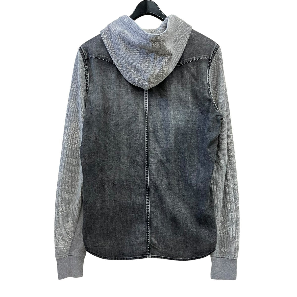 AKM 21SSDENIM KARAMI JERSEY WESTERN PARKAペイズリーデニムパーカーCTN227 古着・中古-2枚目のアイテム画像