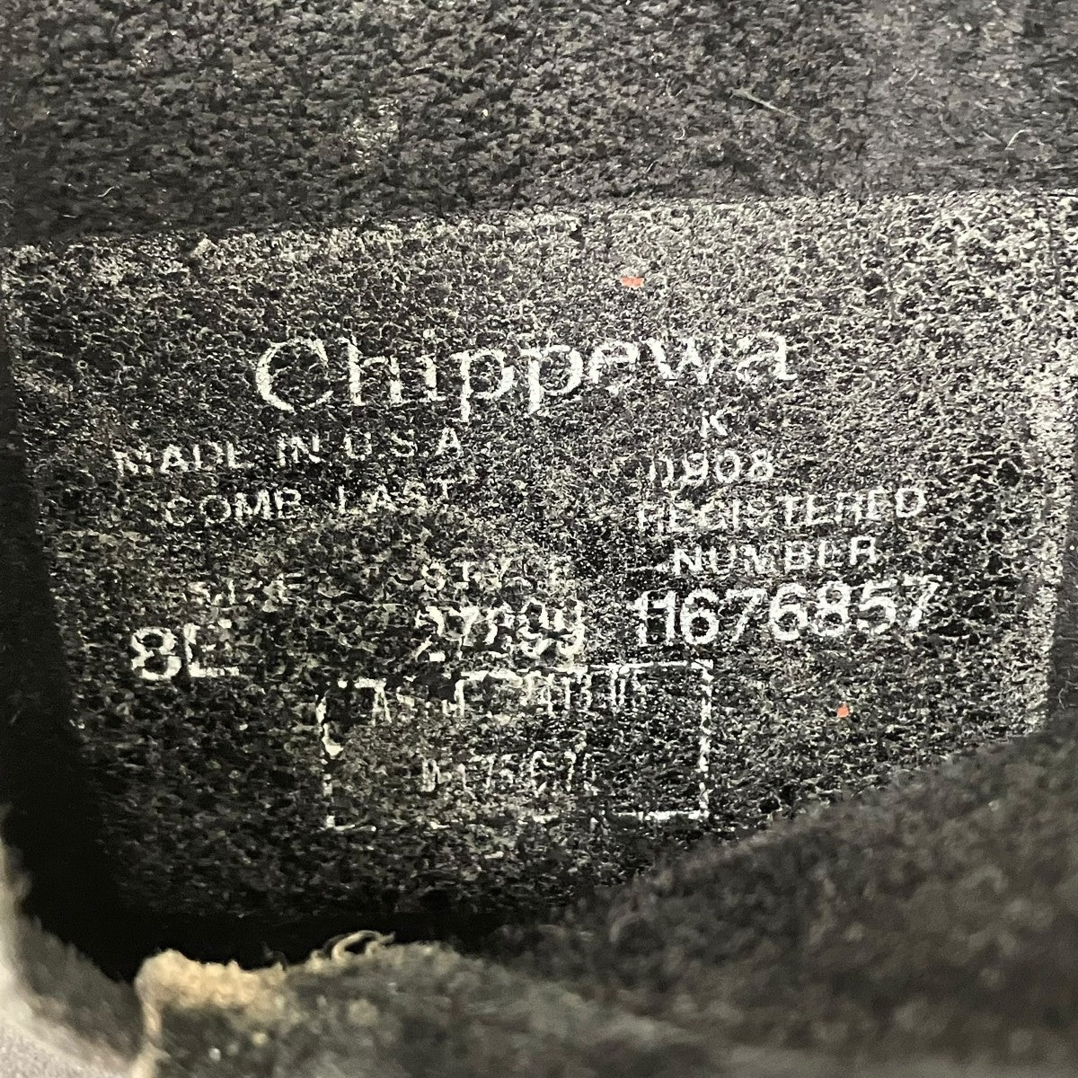 CHIPPEWA(チペワ) Black Motorcycleエンジニアブーツ27899 27899