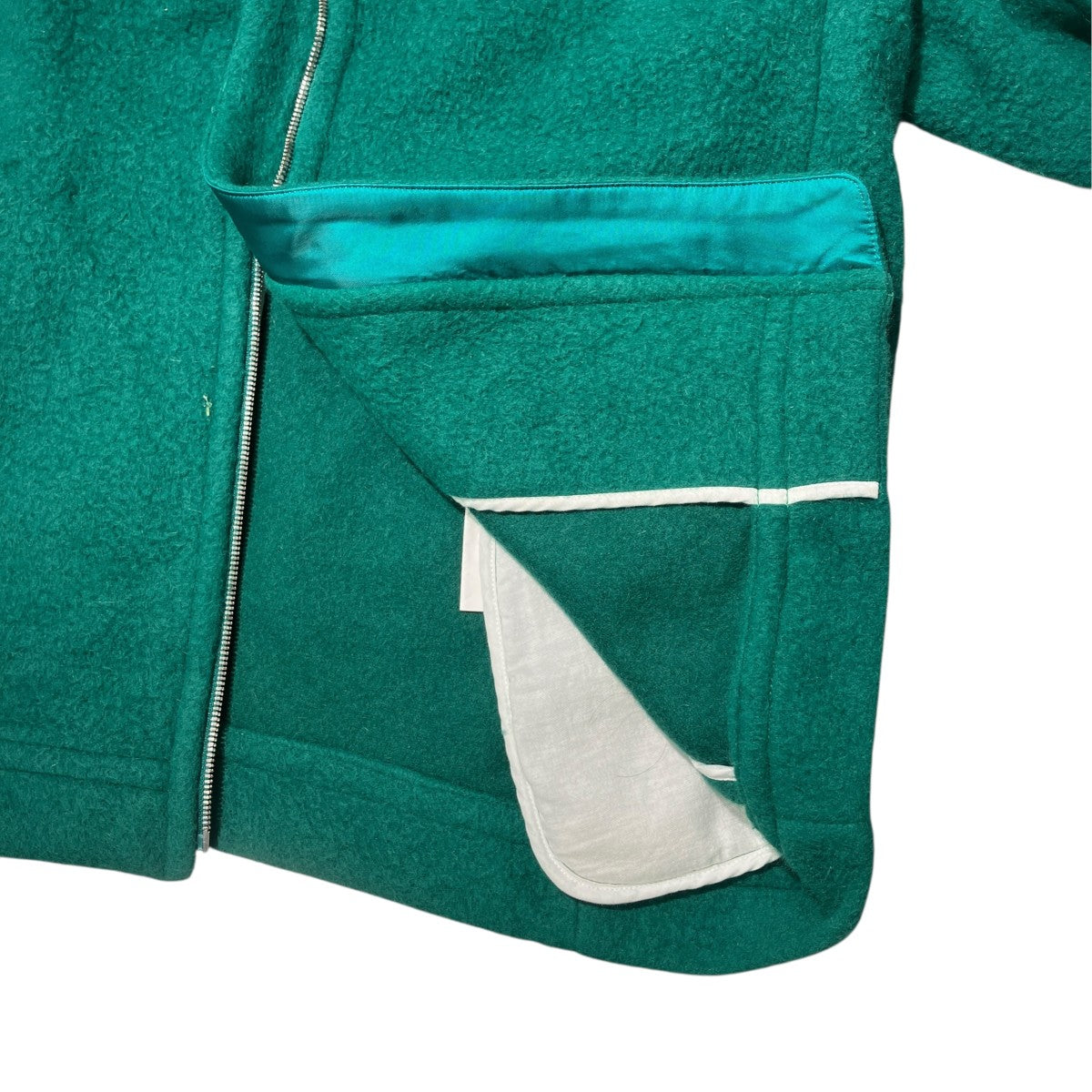 ANGORABLEND ZIP-UP STAND COLLAR JACKETウールジップジャケットF21T08-DWSM