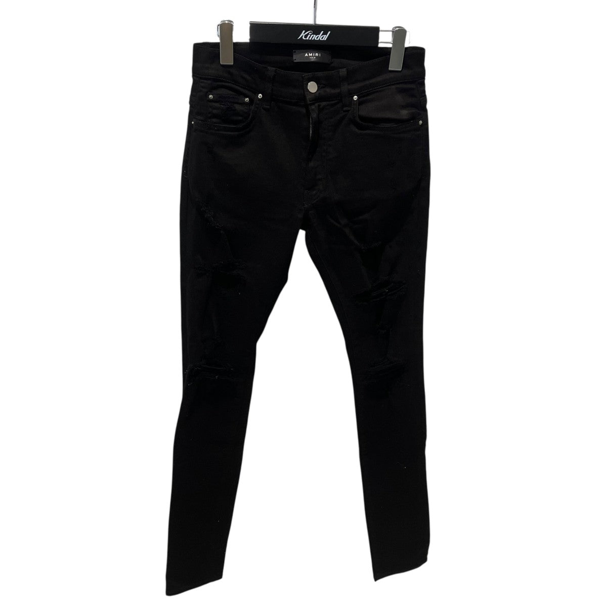 AMIRI 蛇腹ダメージパンツスキニーパンツ 古着・中古-1枚目のアイテム画像