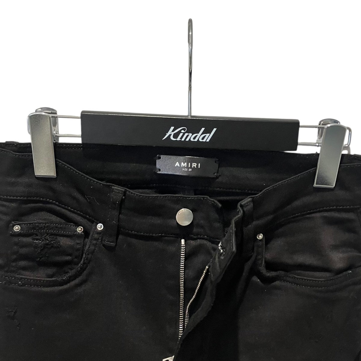 AMIRI 蛇腹ダメージパンツスキニーパンツ 古着・中古-3枚目のアイテム画像
