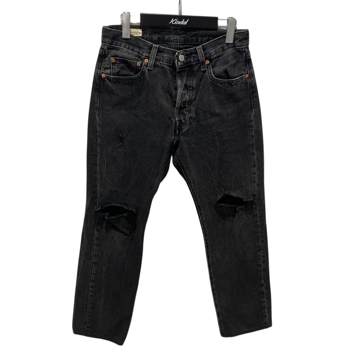 LEVI’S 501(R)’54 ブラック CRASH COURSESデニムパンツA4677-0015 古着・中古-1枚目のアイテム画像