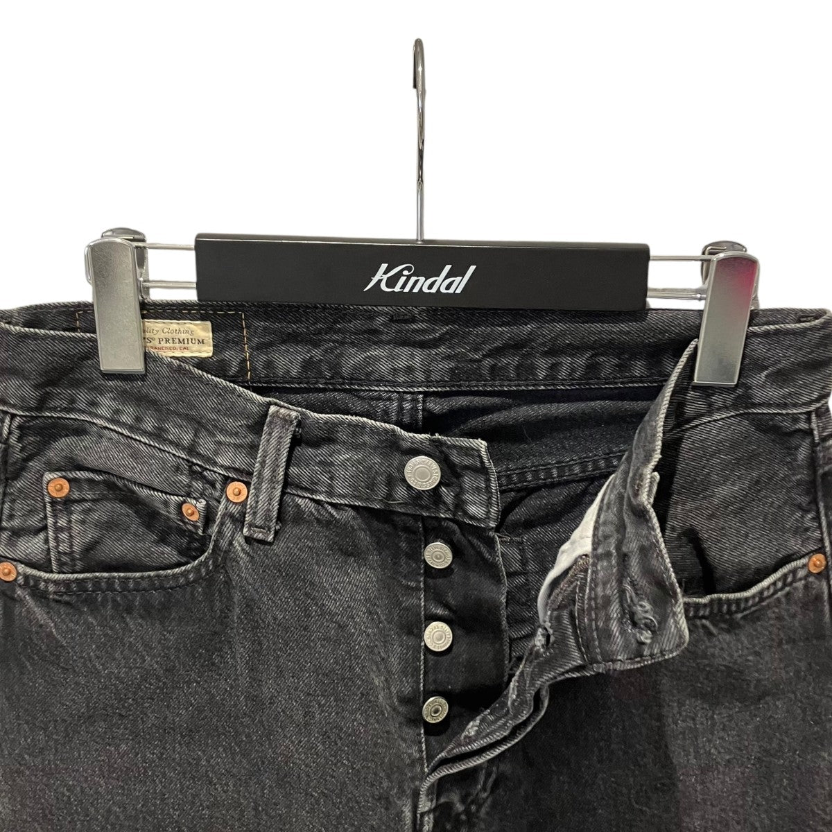 LEVI’S 501(R)’54 ブラック CRASH COURSESデニムパンツA4677-0015 古着・中古-3枚目のアイテム画像