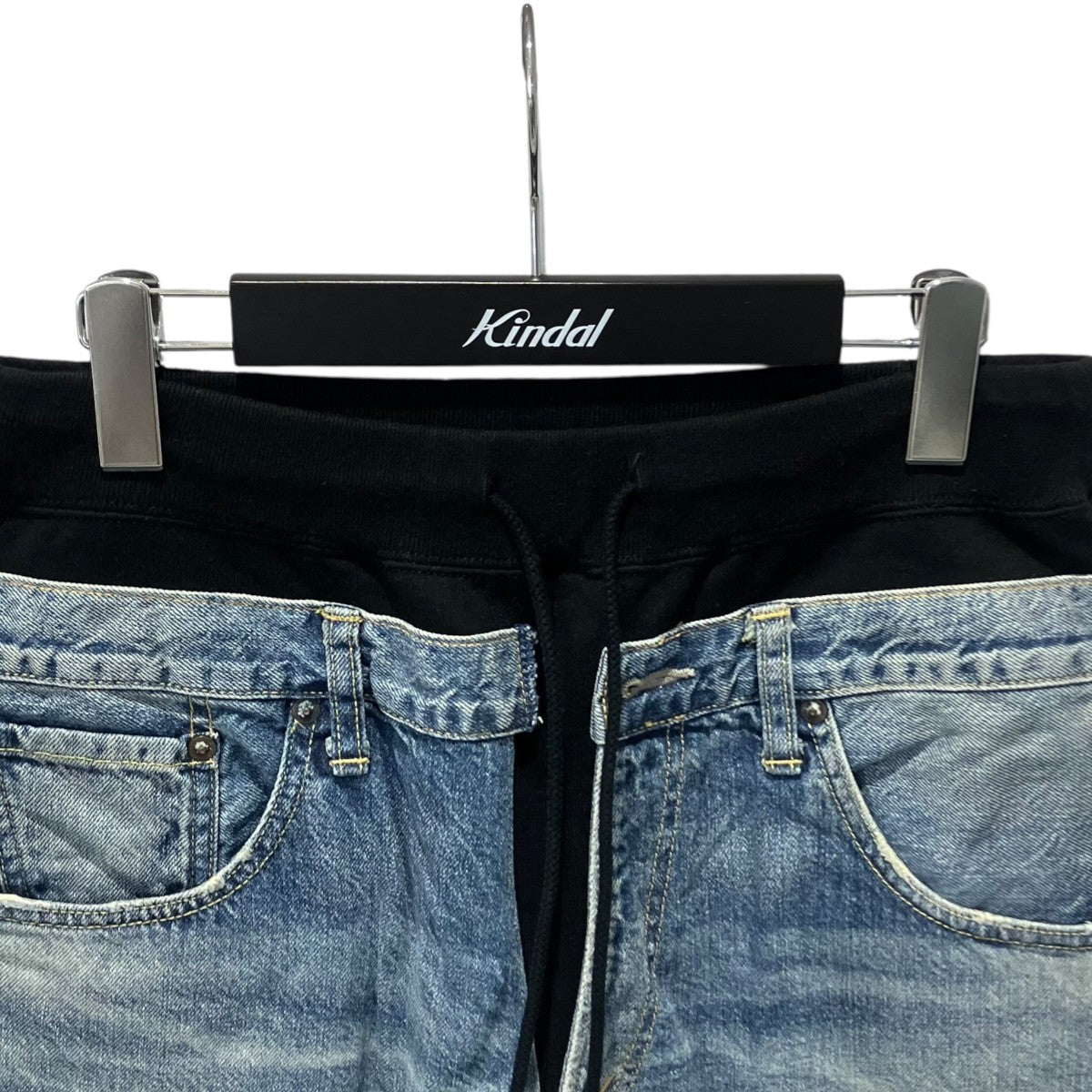 JUNYA WATANABE CDG×LEVI’S 22AWスウェット×デニム 再構築デニムパンツスウェットパンツJJ-P106 古着・中古-3枚目のアイテム画像