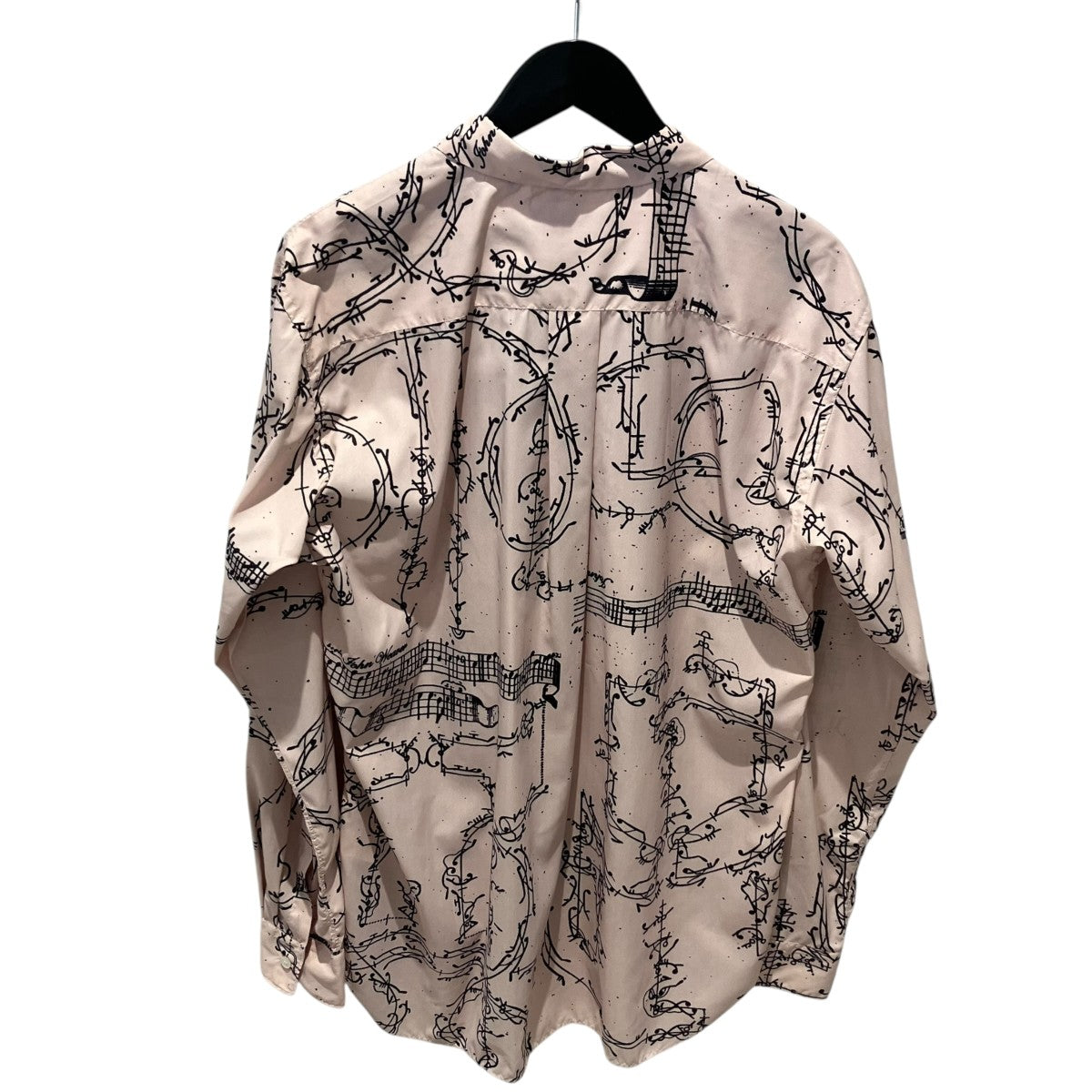 COMME des GARCONS HOMME DEUX 音符柄 総柄シャツ総柄シャツDE-B059 古着・中古-2枚目のアイテム画像