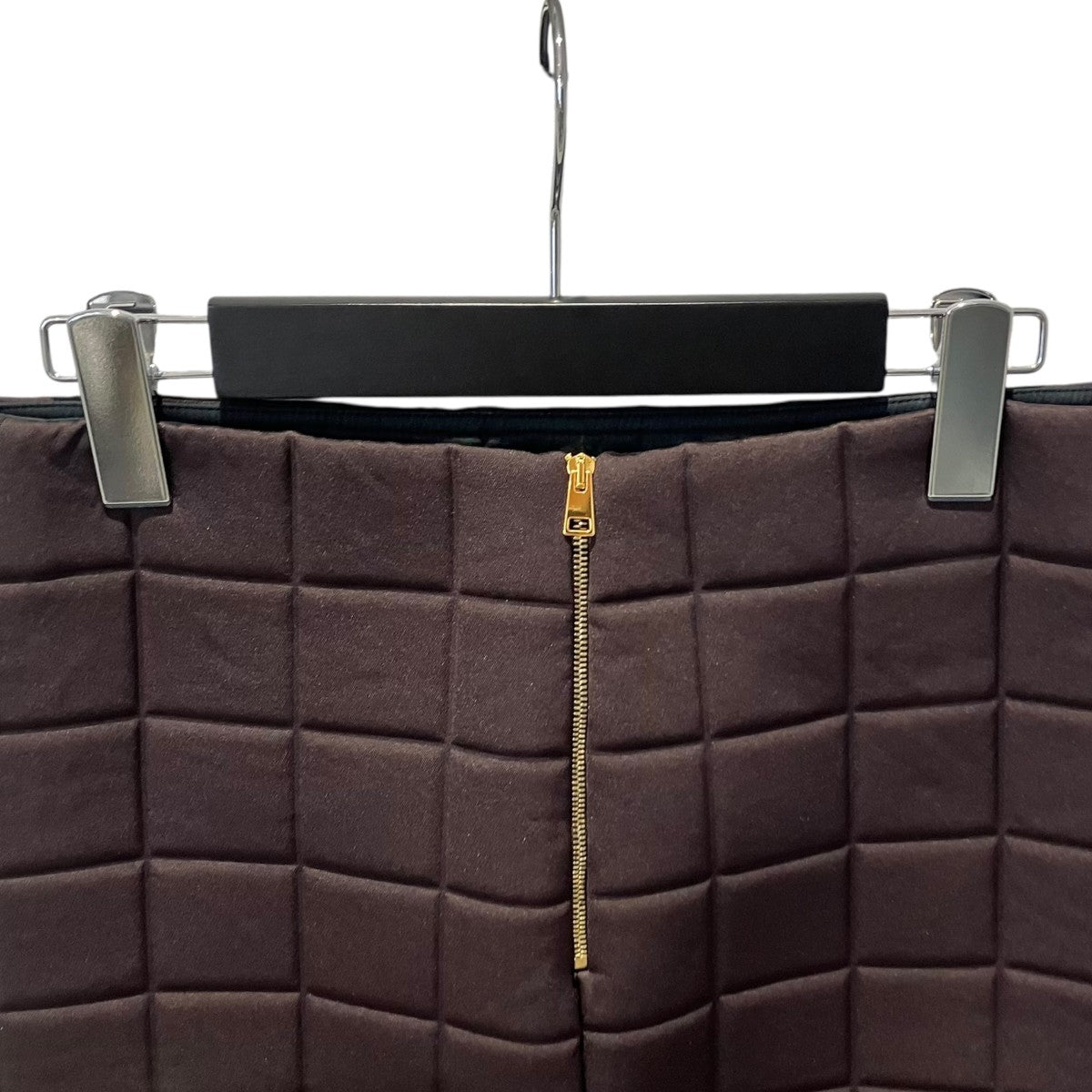 BOTTEGA VENETA スクエアキルティングタイトスカート601036 古着・中古-4枚目のアイテム画像