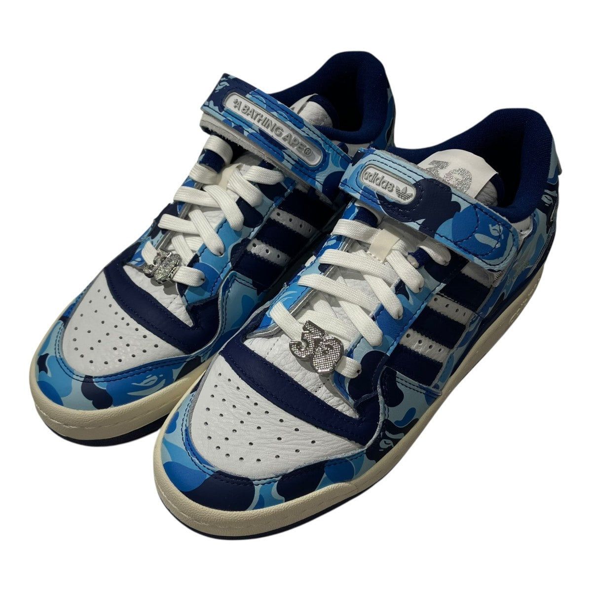 adidas×A BATHING APE Forum 84 Low 30th Anniversaryフォーラム84 ロー スニーカーID4772 古着・中古-1枚目のアイテム画像