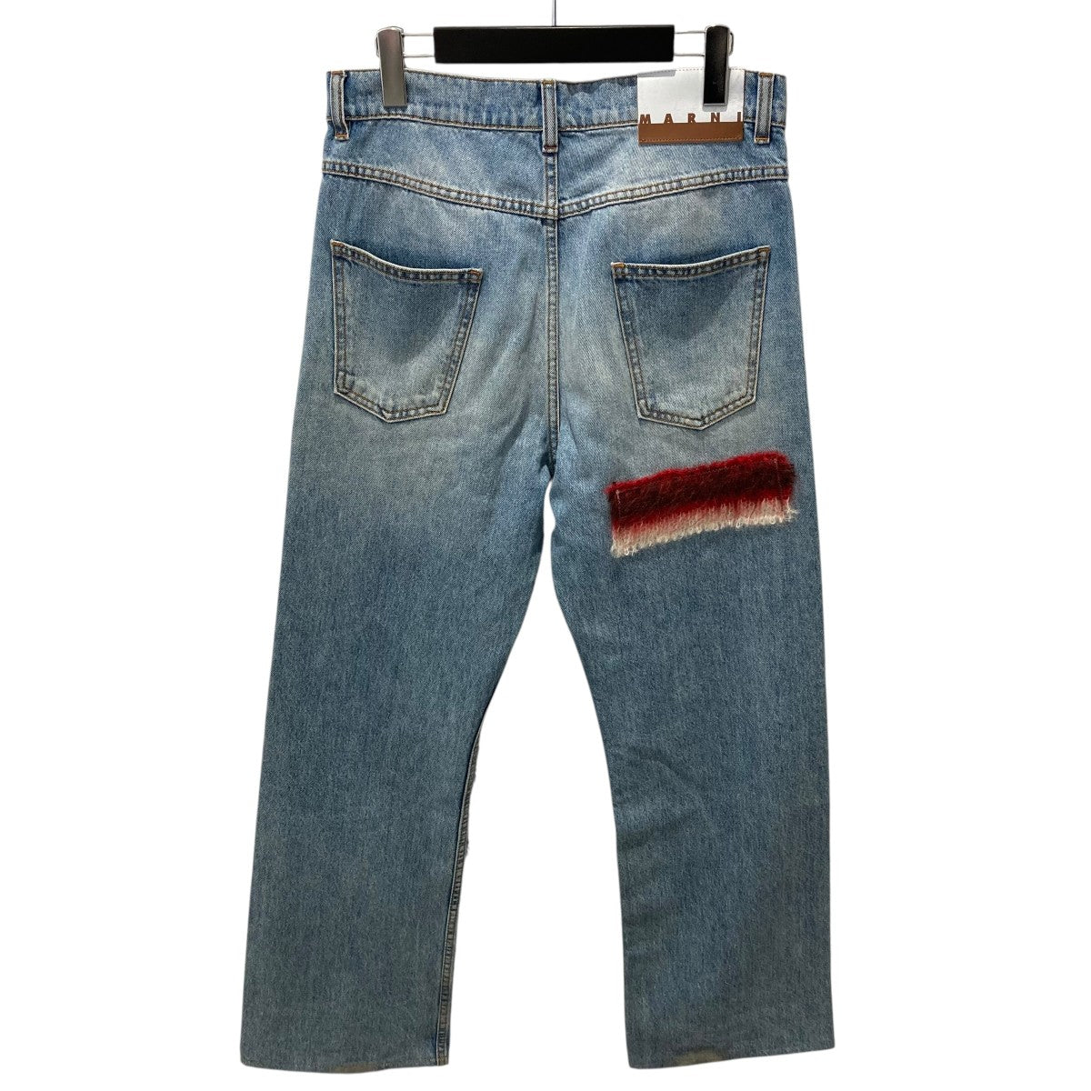 MARNI 22AWエンブロイダリーストライプパッチデニムパンツデニムパンツPUJU0021L0 古着・中古-2枚目のアイテム画像