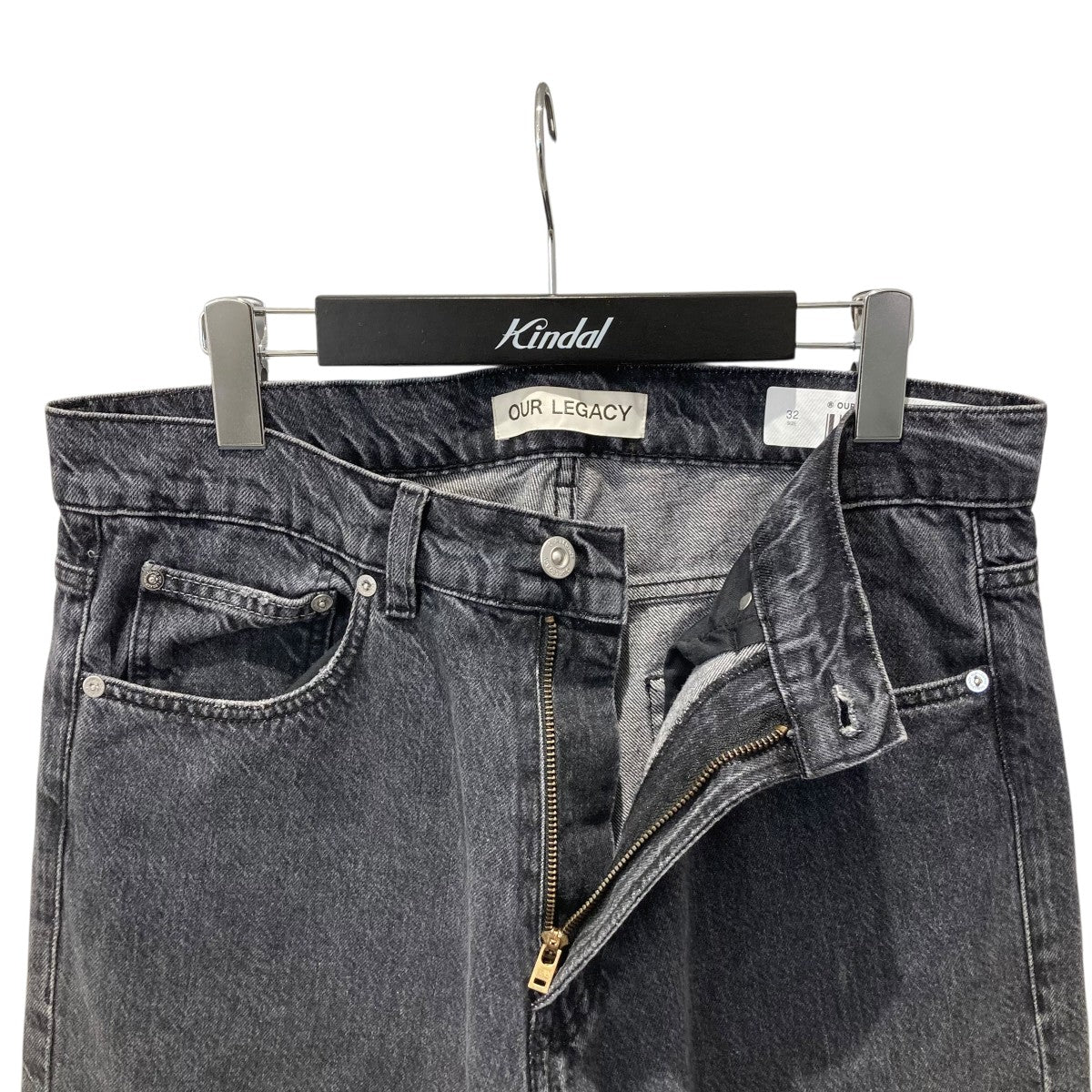 OUR LEGACY THIRD CUT Black Slash DenimブラックデニムM4215TB 古着・中古-3枚目のアイテム画像