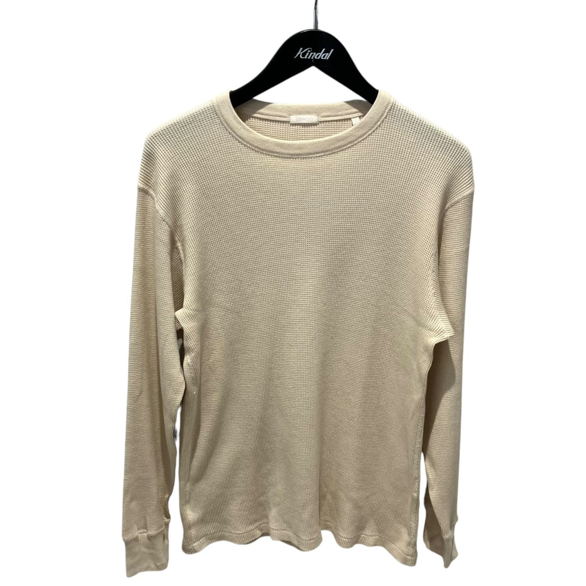 COMOLI コットンカシミヤ ワッフル長袖クルー長袖TシャツC03-05018 古着・中古-1枚目のアイテム画像