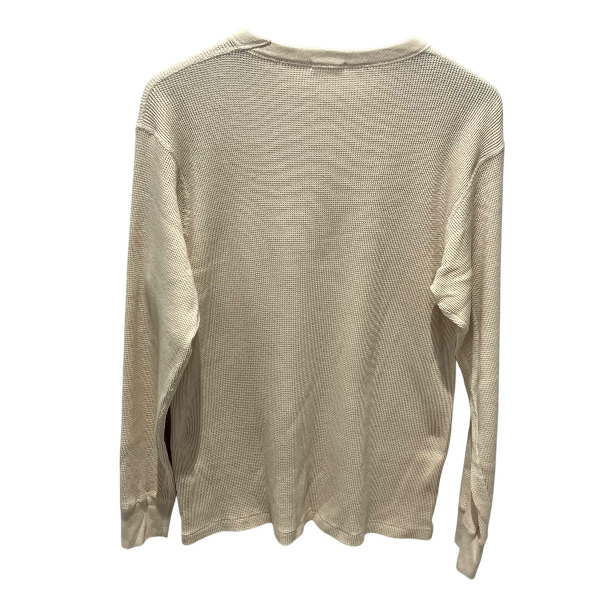 COMOLI コットンカシミヤ ワッフル長袖クルー長袖TシャツC03-05018 古着・中古-2枚目のアイテム画像