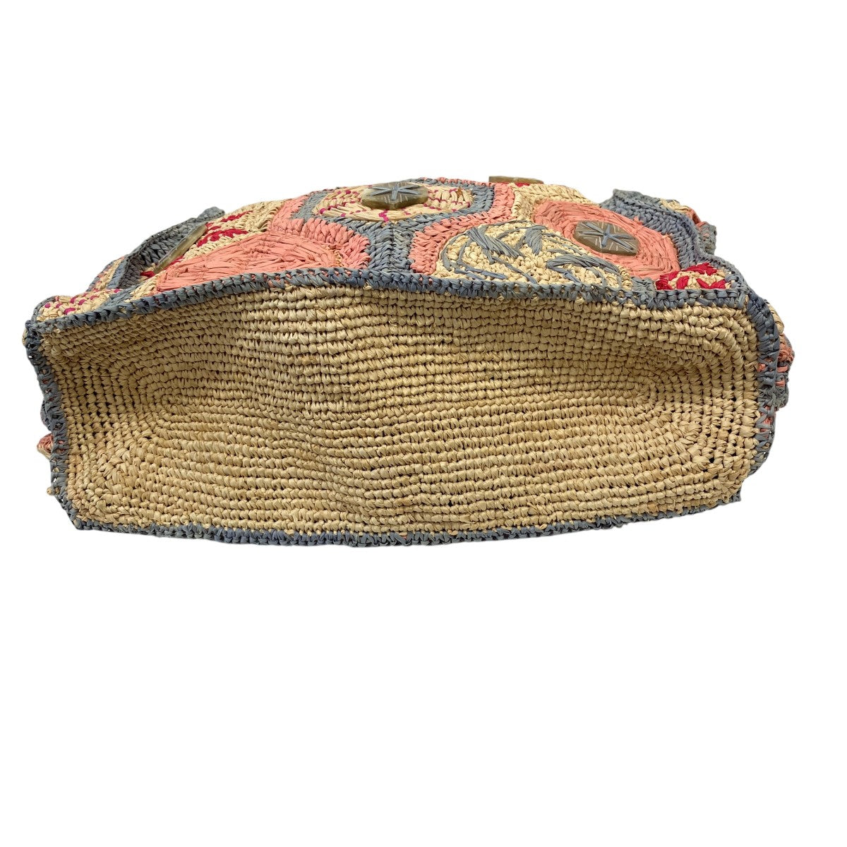 JAMIN PUECH BORSA IN RAFIA FUTUNAトートバッグ 古着・中古-4枚目のアイテム画像