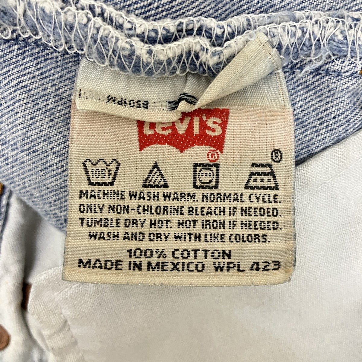 LEVI’S 00s メキシコ製デニムパンツ6501-0193 古着・中古-7枚目のアイテム画像
