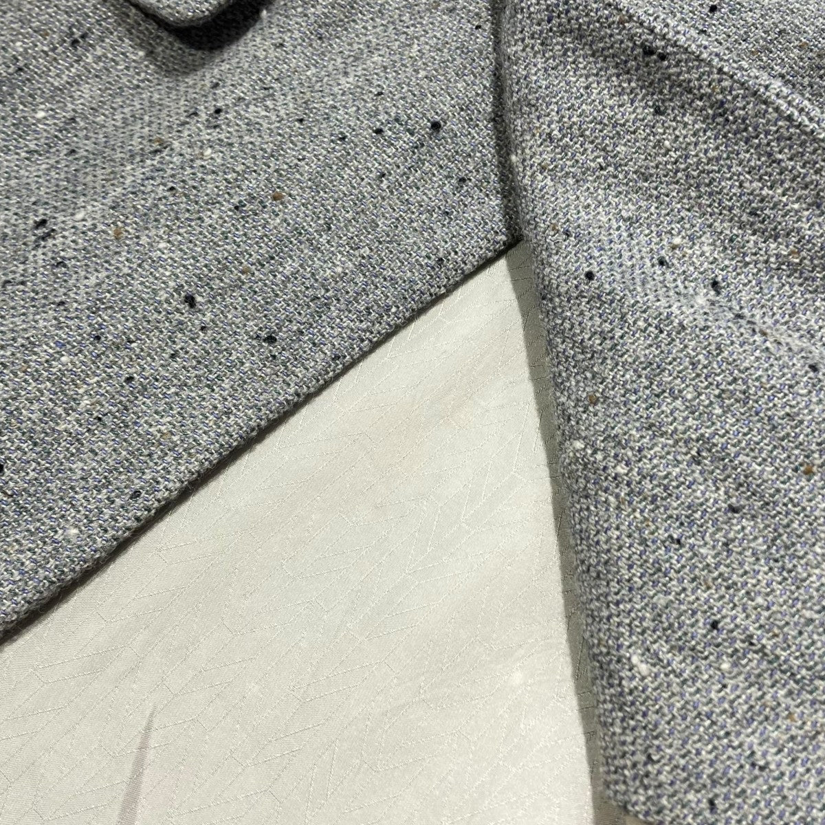 NICENESS 21AWNEP TWEED OVER JACKET DAVISONジャケットnn-o01onf21 古着・中古-5枚目のアイテム画像