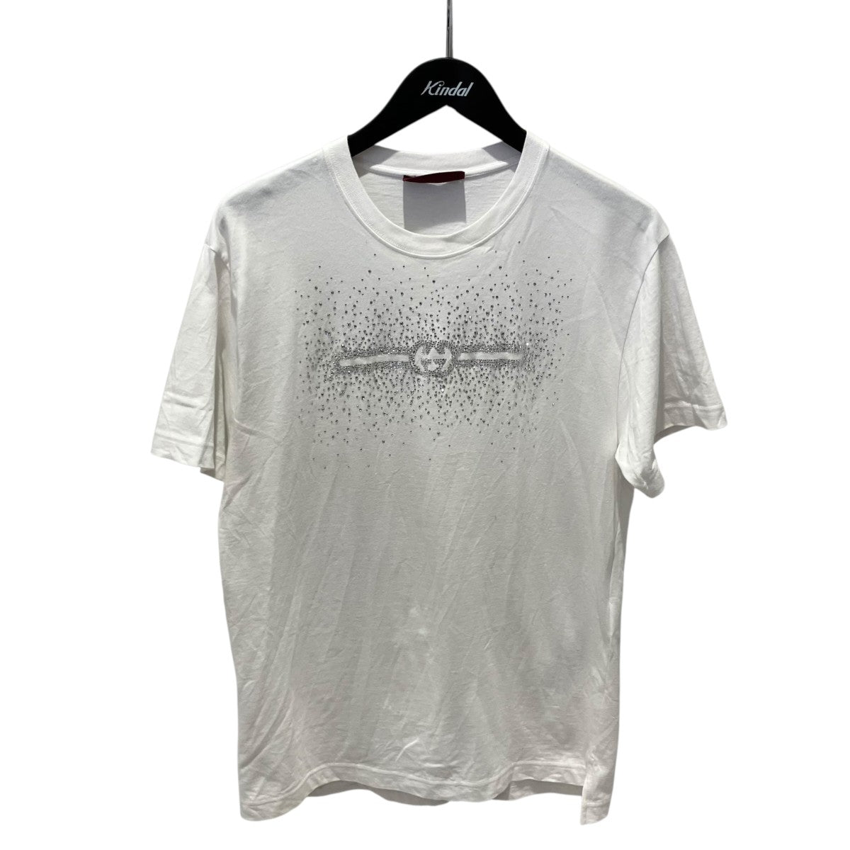 crystal-embellished cotton-jersey t-shirtTシャツ813616