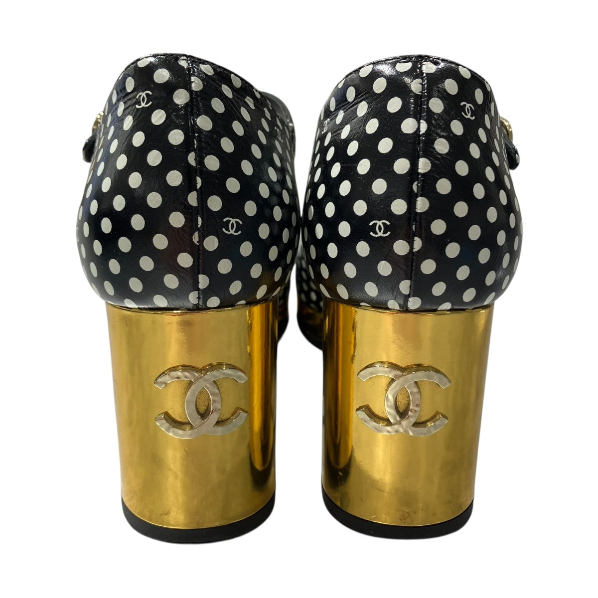 CHANEL ココマークドットヒールサンダルG45490 古着・中古-5枚目のアイテム画像