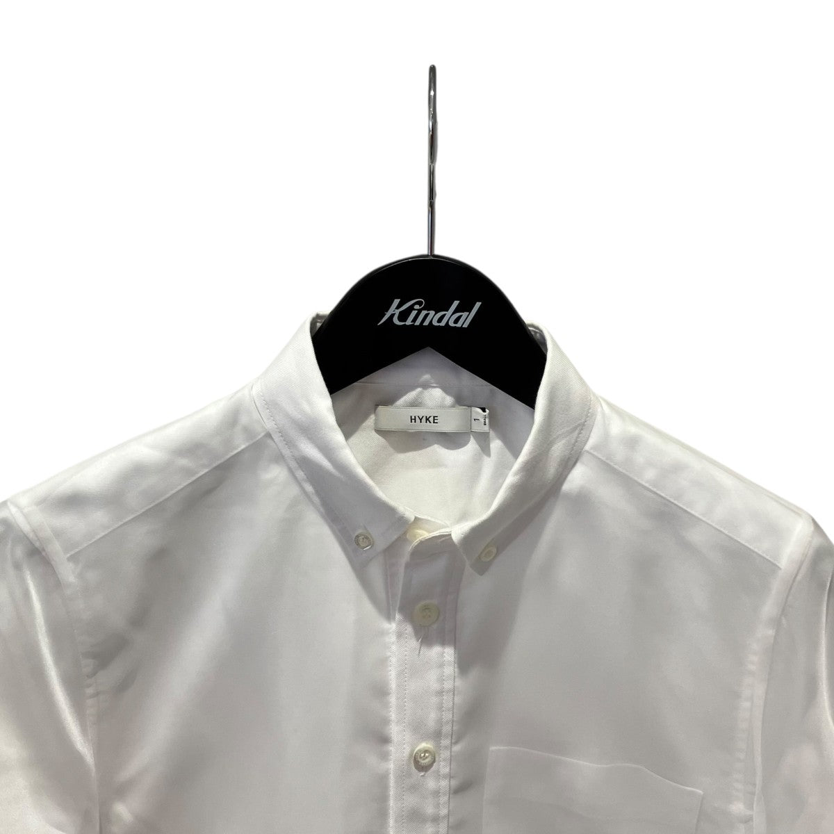 HYKE 25AWLAYERED OXFORD SHEER SHIRTボタンダウンシャツ252-15247 古着・中古-3枚目のアイテム画像