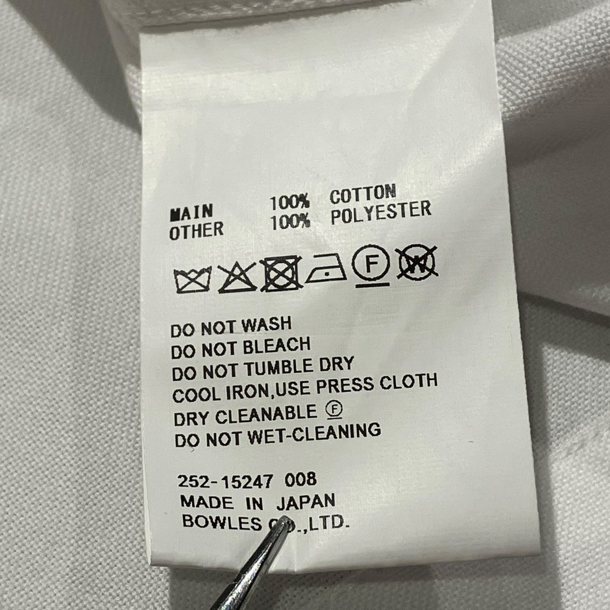 HYKE 25AWLAYERED OXFORD SHEER SHIRTボタンダウンシャツ252-15247 古着・中古-6枚目のアイテム画像