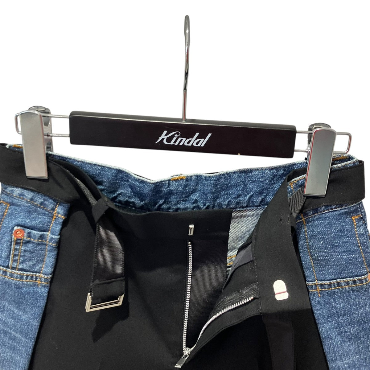 sacai 26SSWool Suiting x Denim Shortsショートパンツ26-08435 古着・中古-3枚目のアイテム画像