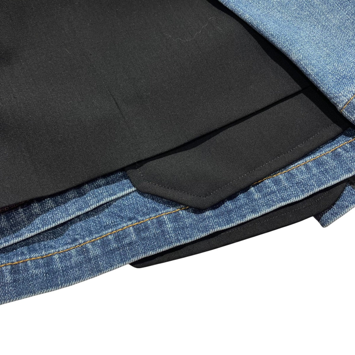 sacai 26SSWool Suiting x Denim Shortsショートパンツ26-08435 古着・中古-4枚目のアイテム画像