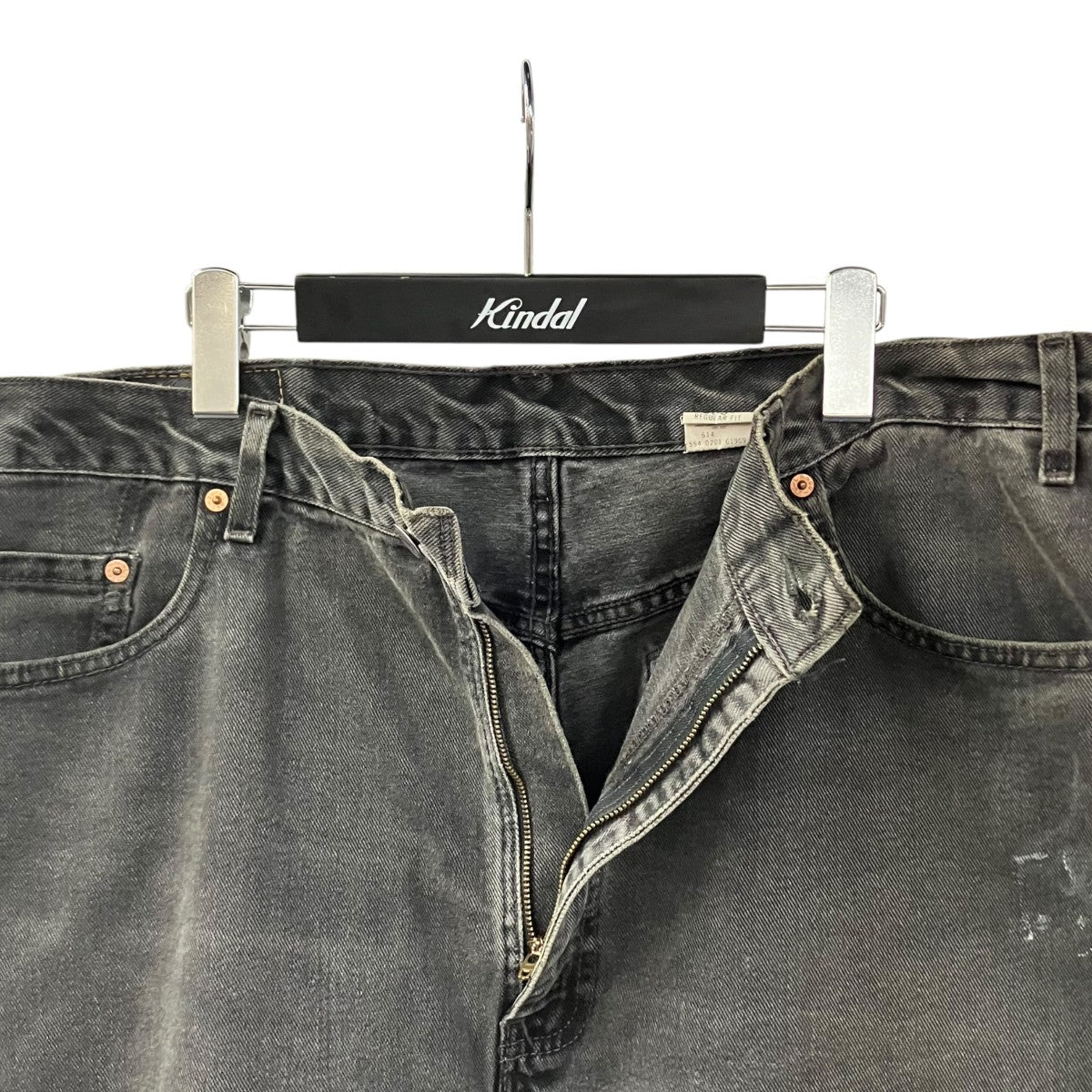 LEVI’S 505 USA製ブラックデニム00505-0260 古着・中古-3枚目のアイテム画像