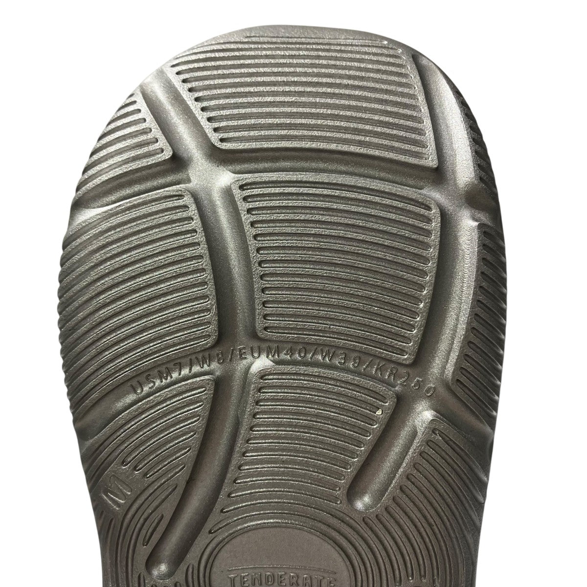 FRAY ID×TAW＆TOE Zerovity Plumpyリボンサンダル シルバー サイズ