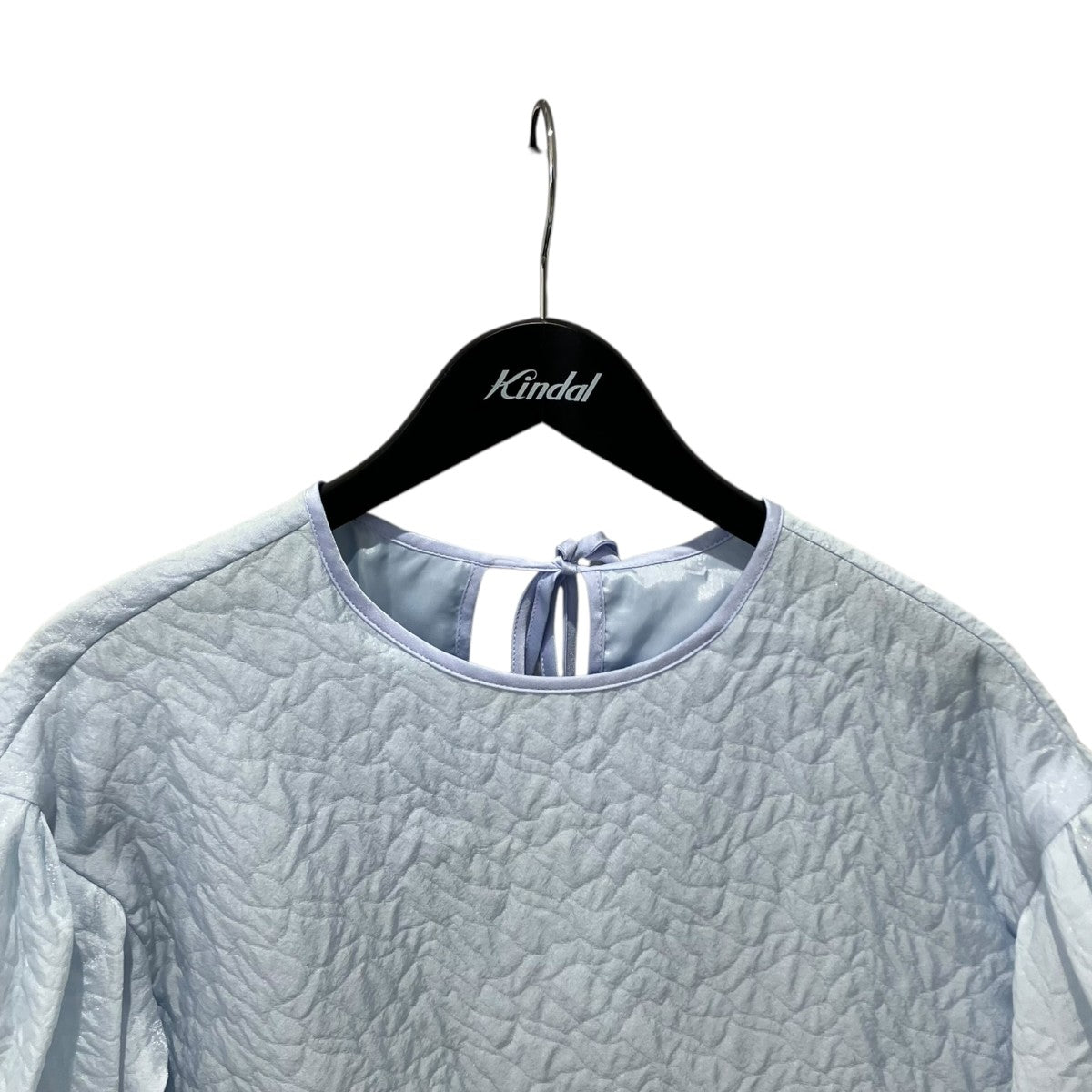 BLUELEA Silky Jacquard Blouse半袖ブラウス232004/6 古着・中古-3枚目のアイテム画像